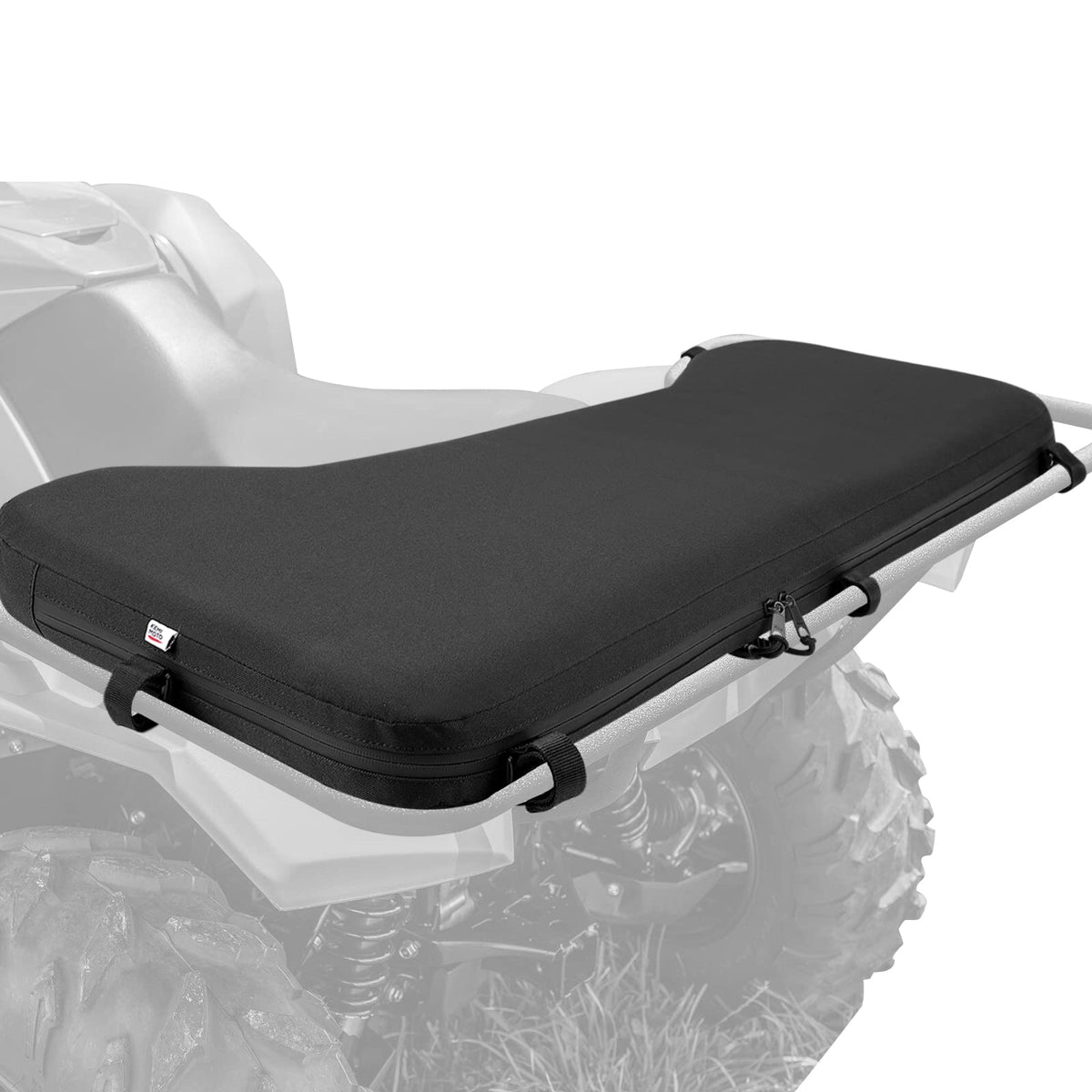 Kemimoto Atv Rack Pad, Four Wheeler Rack Seat Cushion For Passenger Compatible With Fourtrax Foreman Rancher Kawasaki Brute Forc