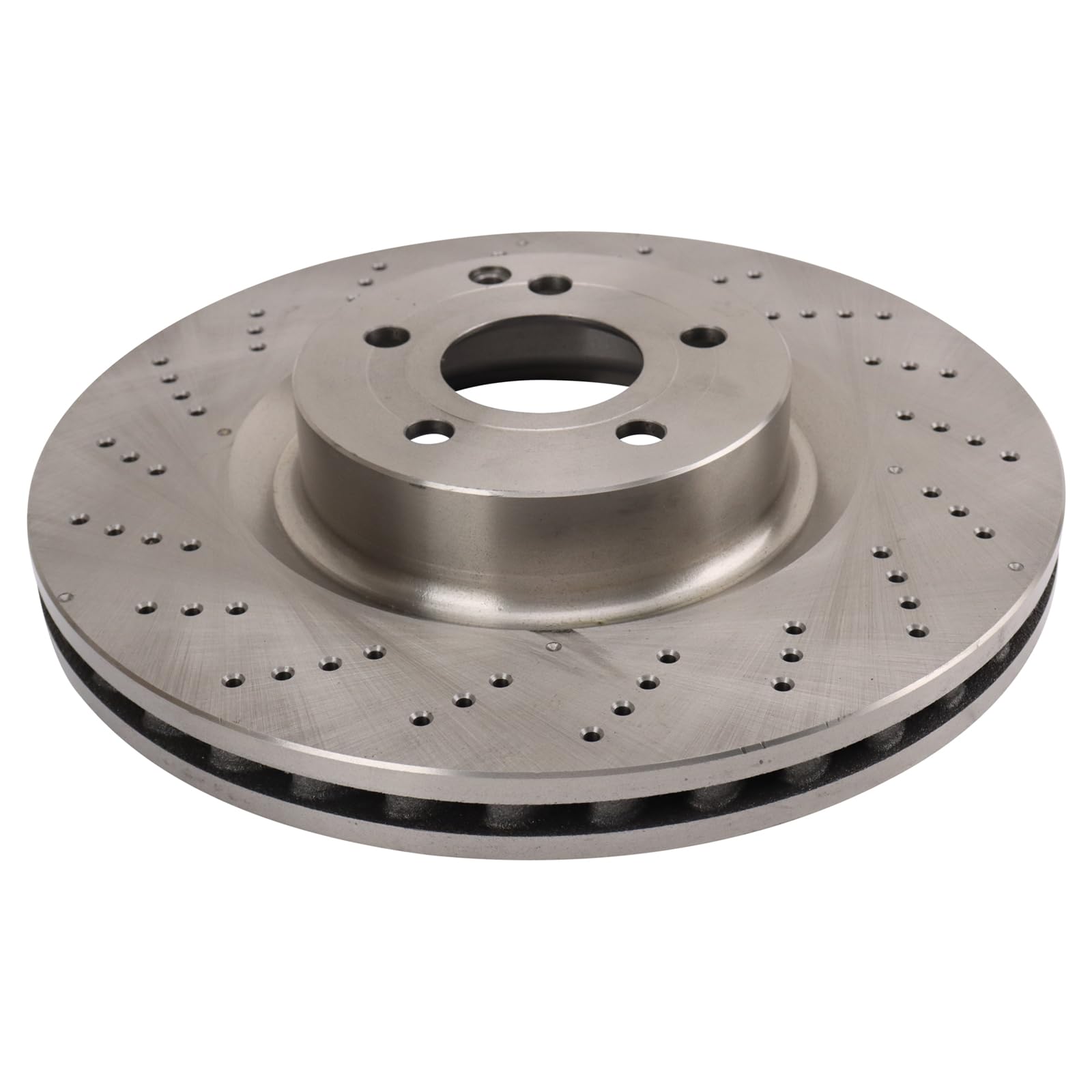 Trq Front Brake Pad & Rotor Kit Brake Pads Brake Rotor Ceramic Compatible With 2015 Mercedes-Benz C250