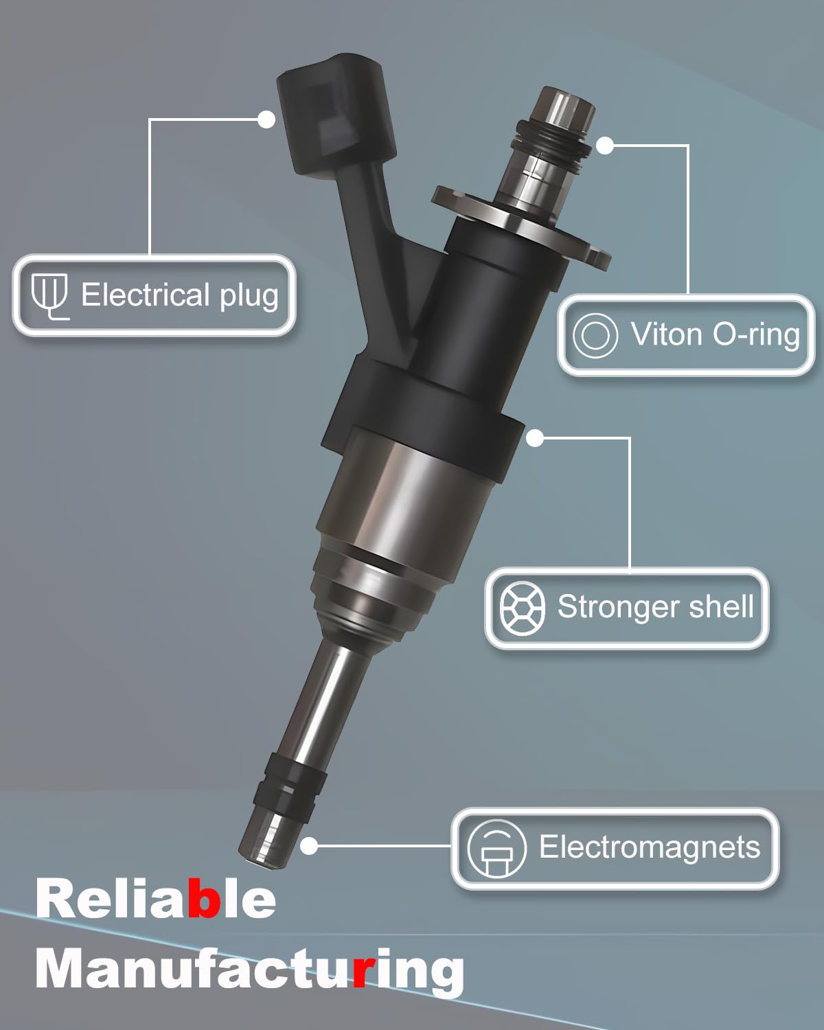 Amblee Fuel Injector Compatible with Chevy 2014-2018 Silverado 1500 2500, Cheyenne, Suburban, Tahoe, GMC Sierra 1500, Yukon XL -