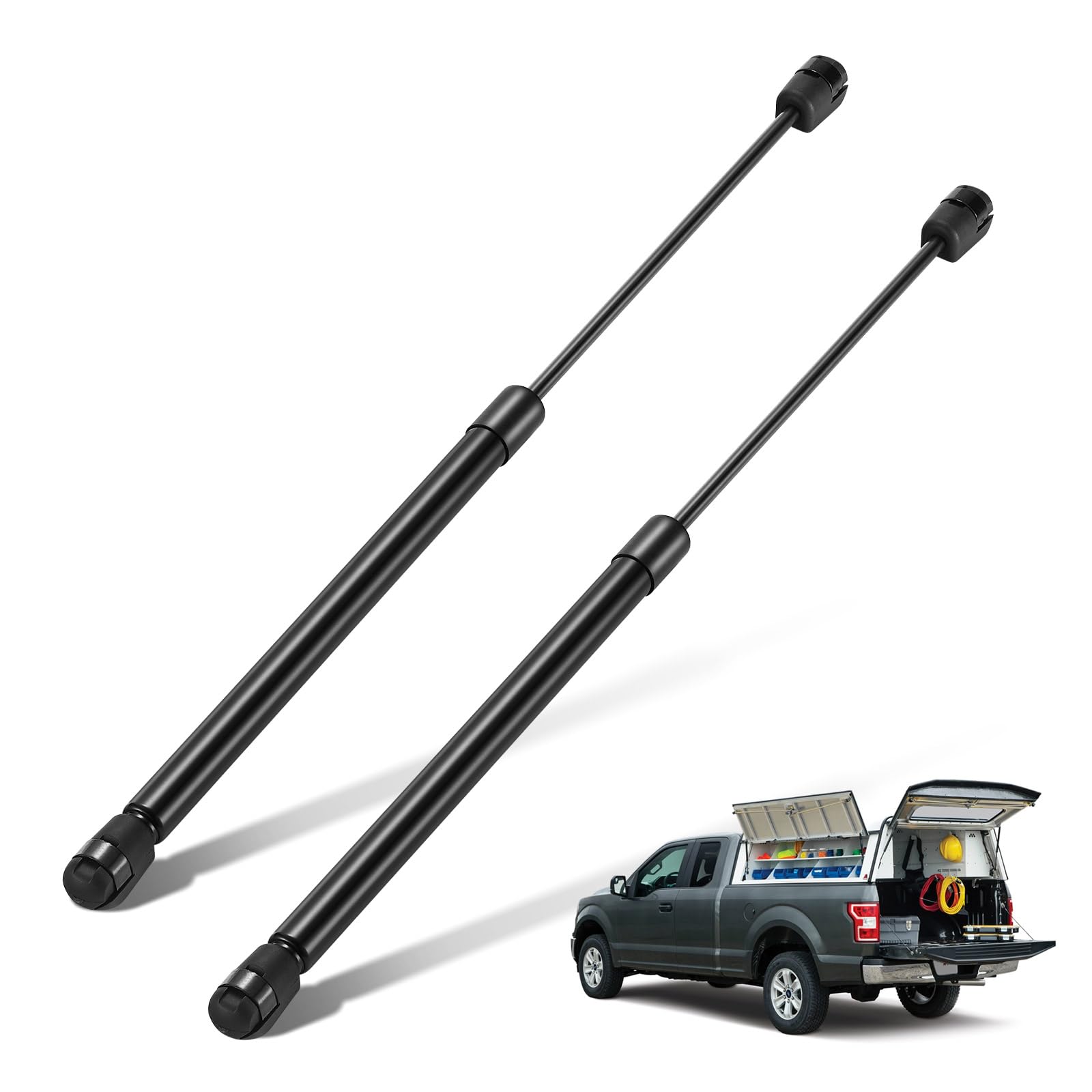 Bdfhyk C16-04445 17Inch 55Lbs (245N) Gas Strut For Are Atc Leer Camper Shell Awning Snugtop Topper Canopy Truck Cap Pickup Windo