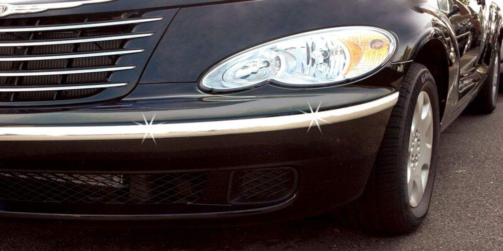 Cowles Custom - Premium Universal Body Molding For All Vehicle - Easy Install, Chrome Finish, 1 3/8'' By 8 Feet, Uv Protected, L