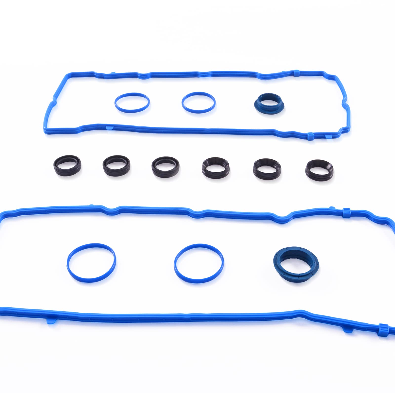 GOCPB Valve Cover Gasket Set Compatible with 3.6L V6 Dodge Journey Durango Avenger J eep Cherokee Wrangler Ram 1500 ProMaster Ch