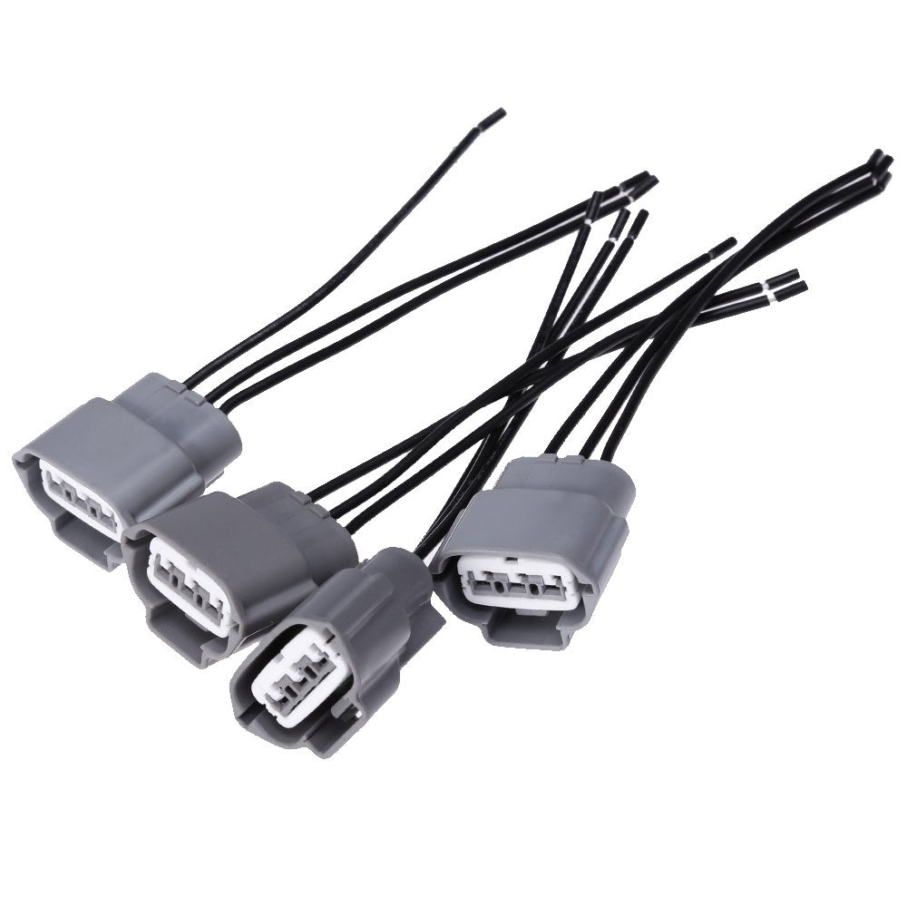 Ignition Coil Connector Plug Wiring Harness Pigtail Replacement For Nissan Altima 2007-2015 Nissan Sentra 2000-2012 (4-Pack)