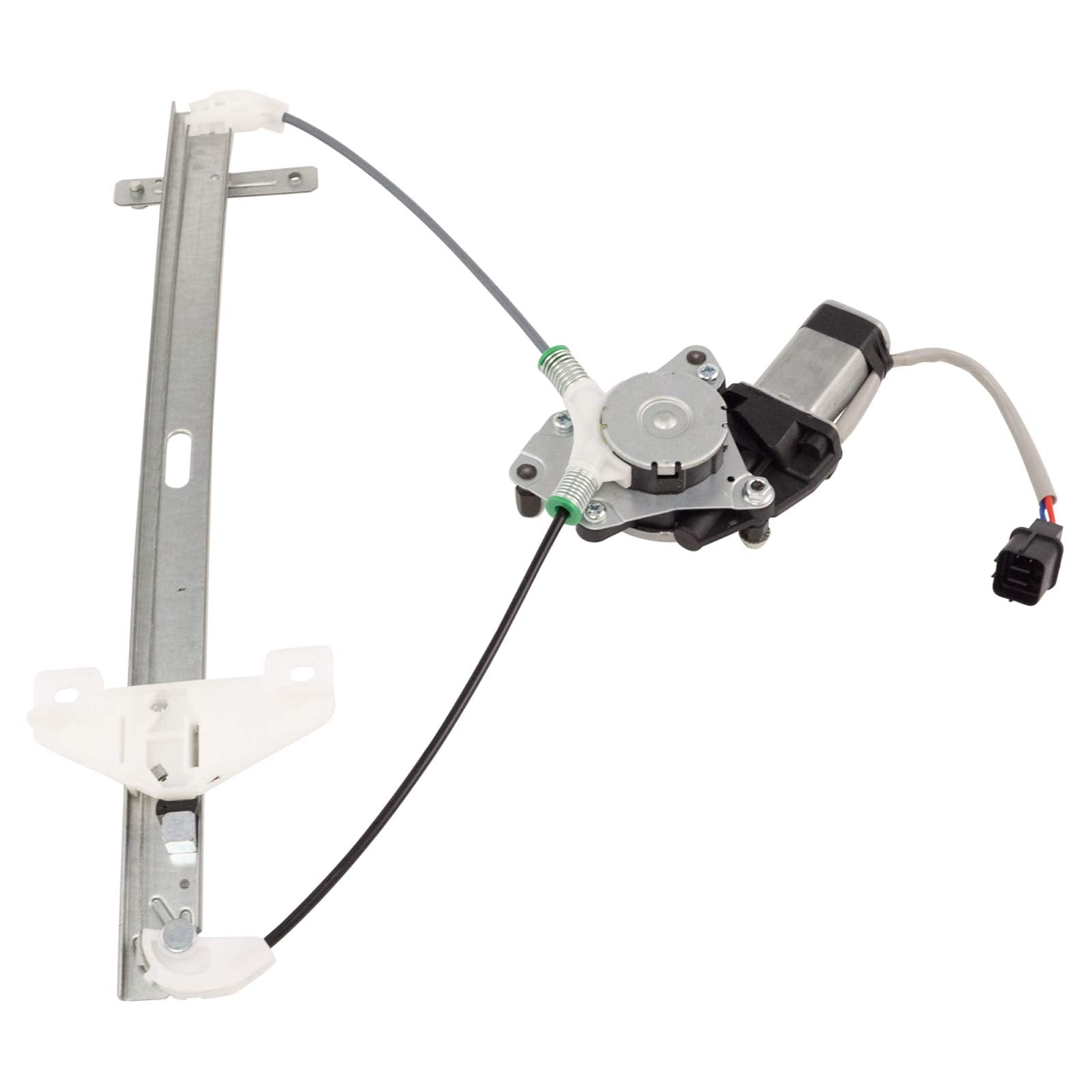 Trq Rear Right Power Window Regulator & Motor Assembly Passenger Side Compatible With 2003-2007 Honda Accord Ho1551106 Ho1551107