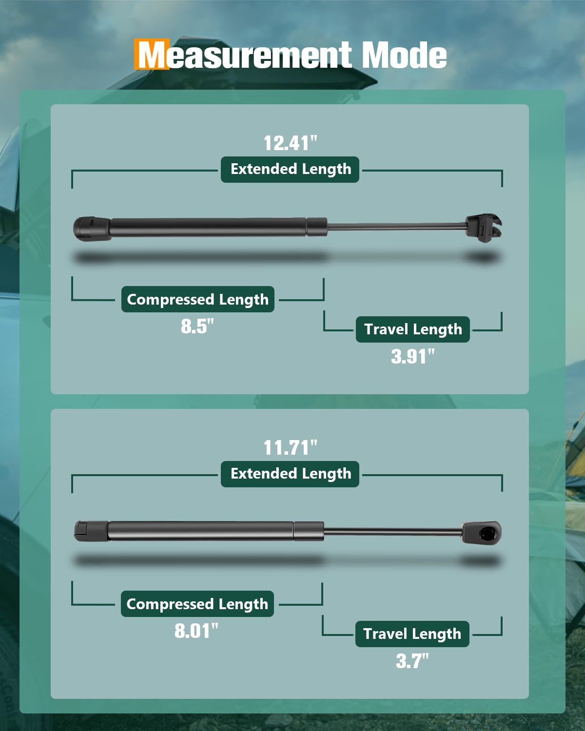 Scitoo Hood Trunk Lift Supports Replacement Struts Gas Springs Shocks Fit For Chrysler 300 2005-2008