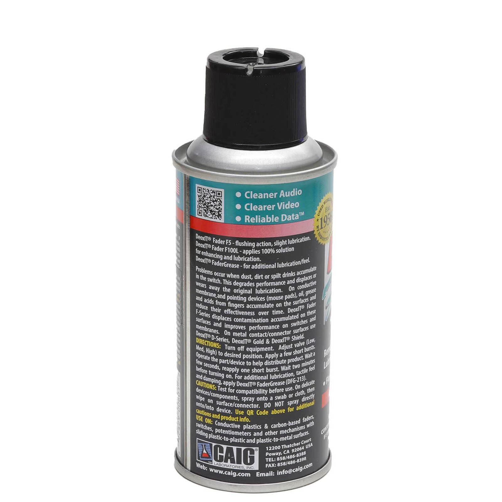 HOSA CAIG DeoxIT FaderLube 5 oz. Lubricant for Smooth Fader Operation and Enhanced Performance