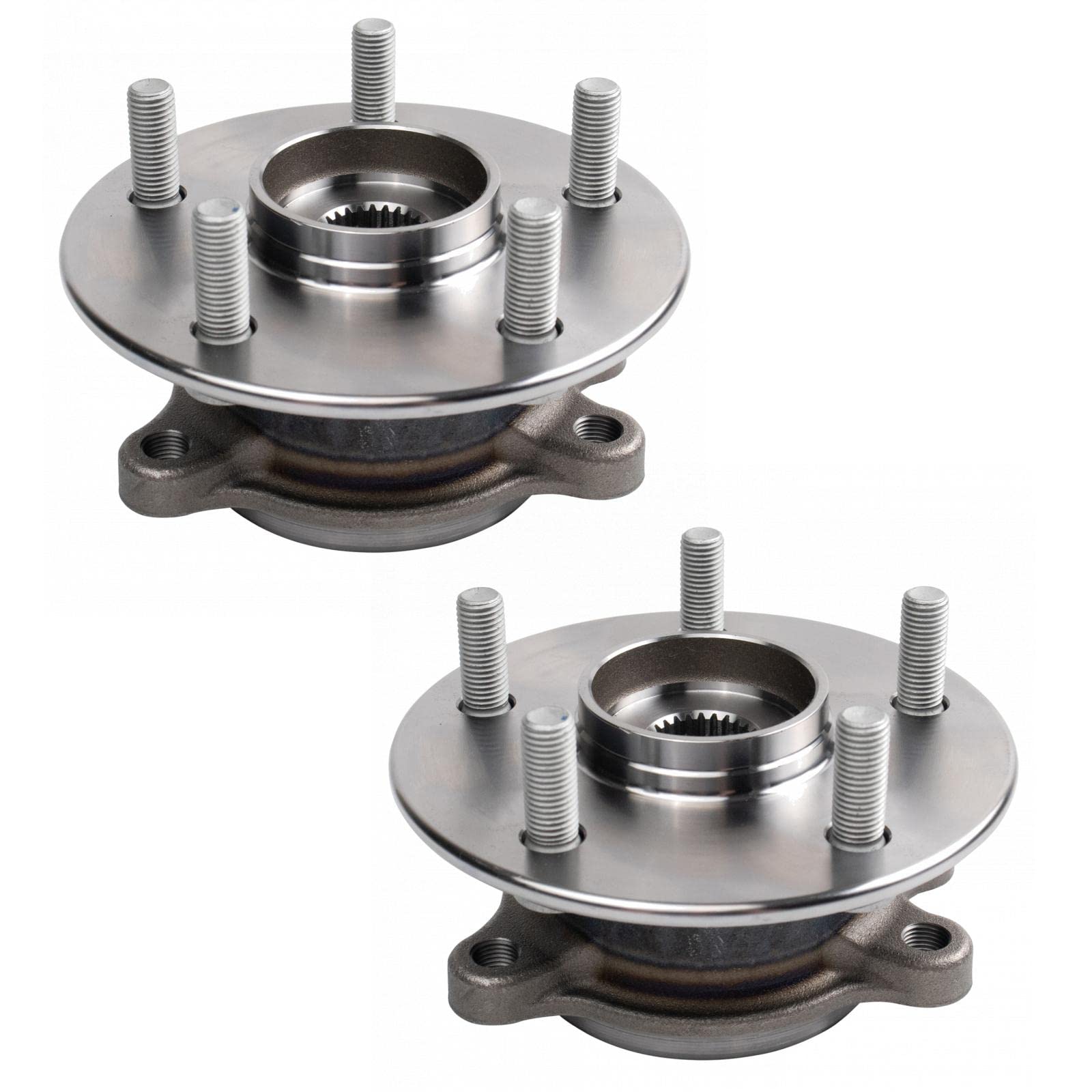 TRQ Front Wheel Hub Bearings Assembly Set Compatible with 2021-2023 Lexus ES250 2021 Toyota Avalon 2018-2022 Camry
