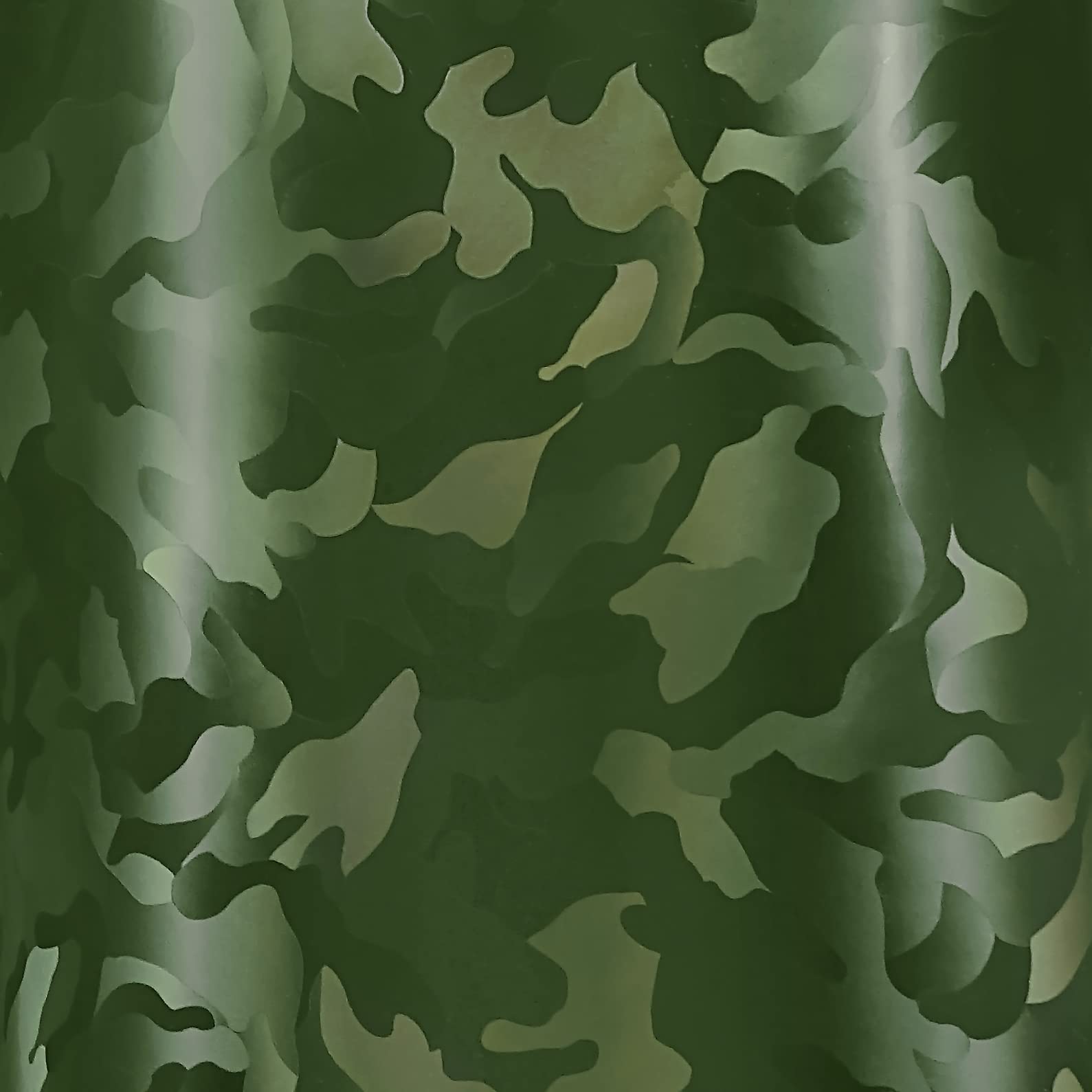 Vvivid Vinyl Camouflage Pattern Wrap Air-Release Adhesive Film Sheets (100Ft X 5Ft, Forest Green Medium Camo)