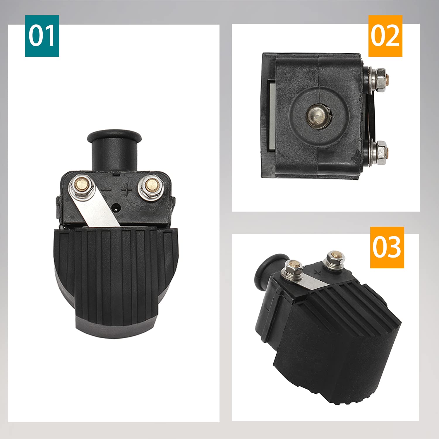 Ignition Coil Pack 2pcs Compatible with Chrysler Force Mercury Mariner Outboard Boat 40HP 70HP 115HP 140HP V-135 210CC & More Re