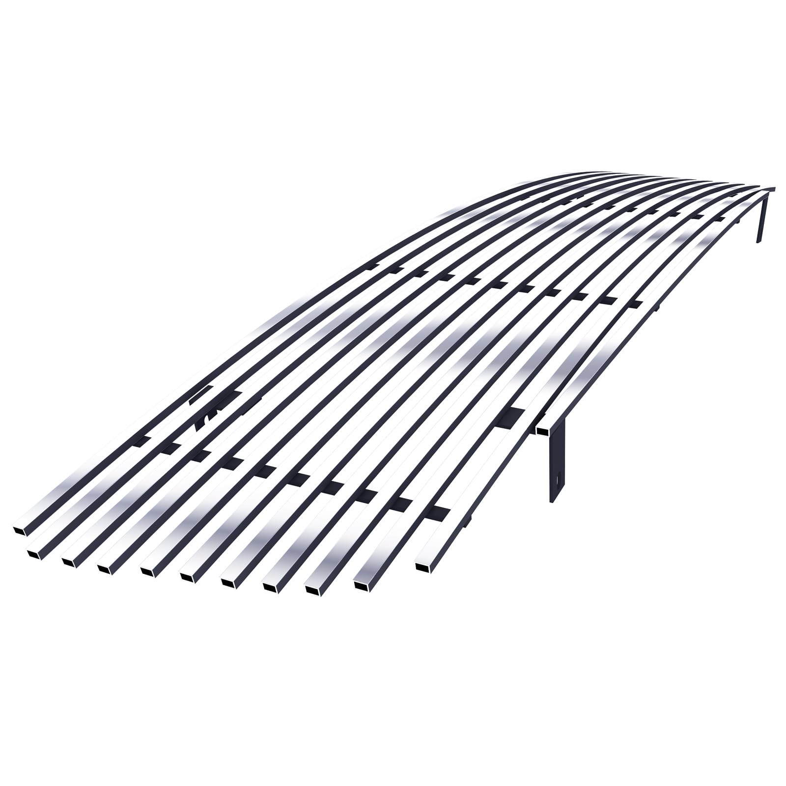 APS Compatible with GMC Sierra 1500 1500HD 2500HD 3500 2003-2006 & 03-04 2500 & 07 Classic Style Main Upper Stainless Steel Chro