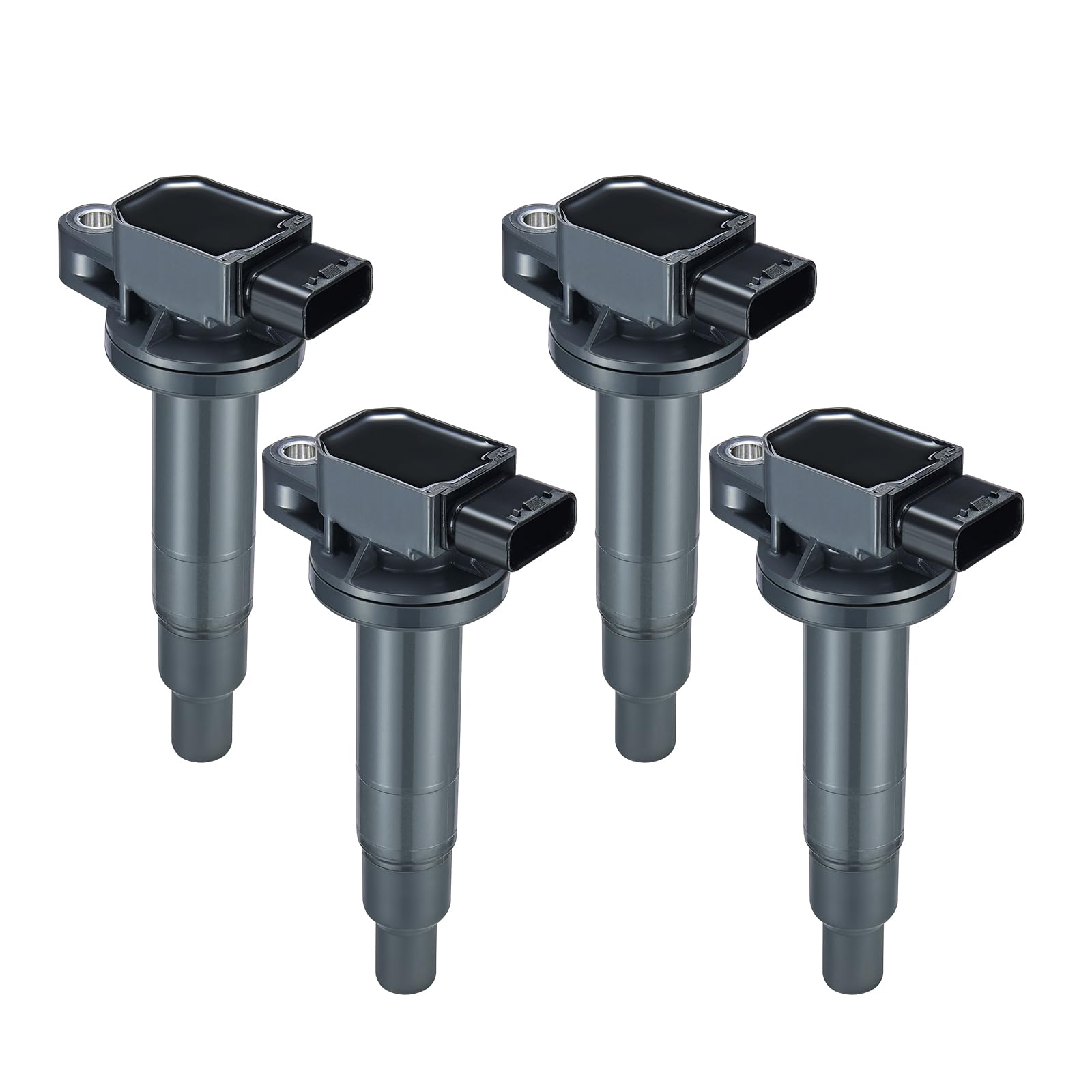 Bdfhyk Ignition Coil Pack Set Of 4 Compatible With Toyota Scion Xa Xb Toyota Echoprius Prius C Yaris 1.3L 1.5L L4, Replacement F