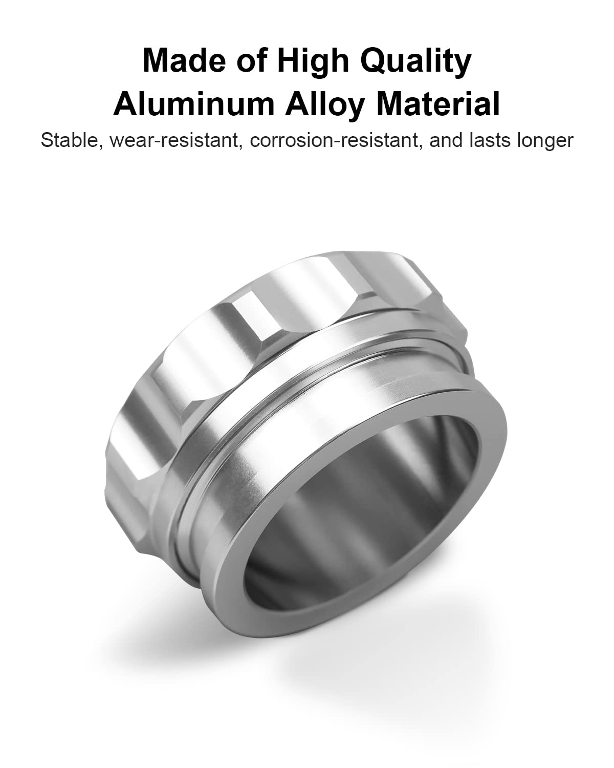 Od 2'/50.8Mm Aluminium Alloy Fuel Cap Weld On Filler Neck Oil Tank Cap Silver