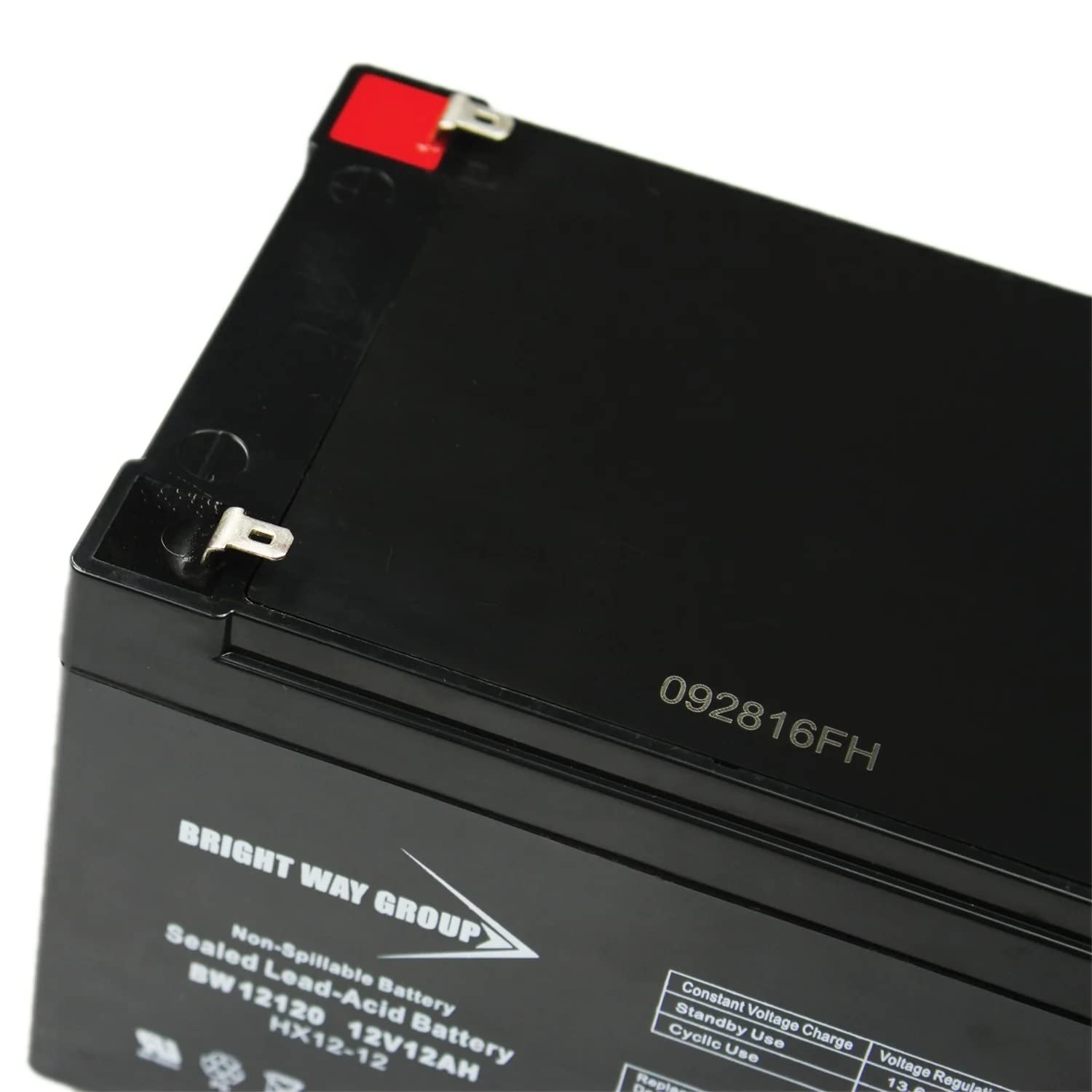 Bright Way Group Bw 12120 F1 (0193) Bwg 12120 F1 Sealed-Lead Acid Battery