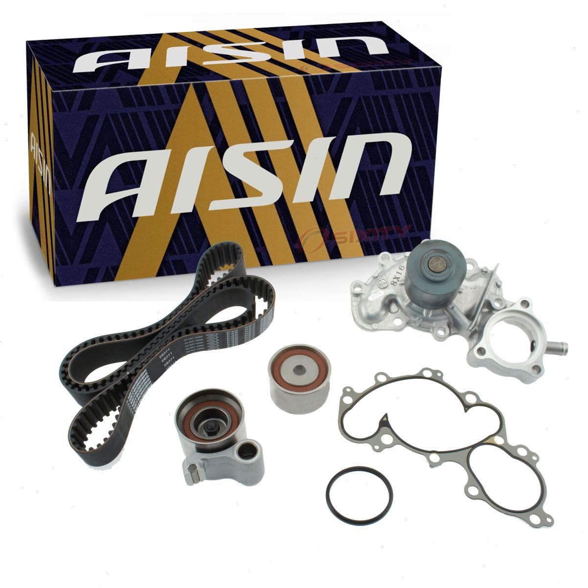AISIN Timing Belt Kit w Water Pump compatible with Toyota Tacoma 3.4L V6 1995-2004