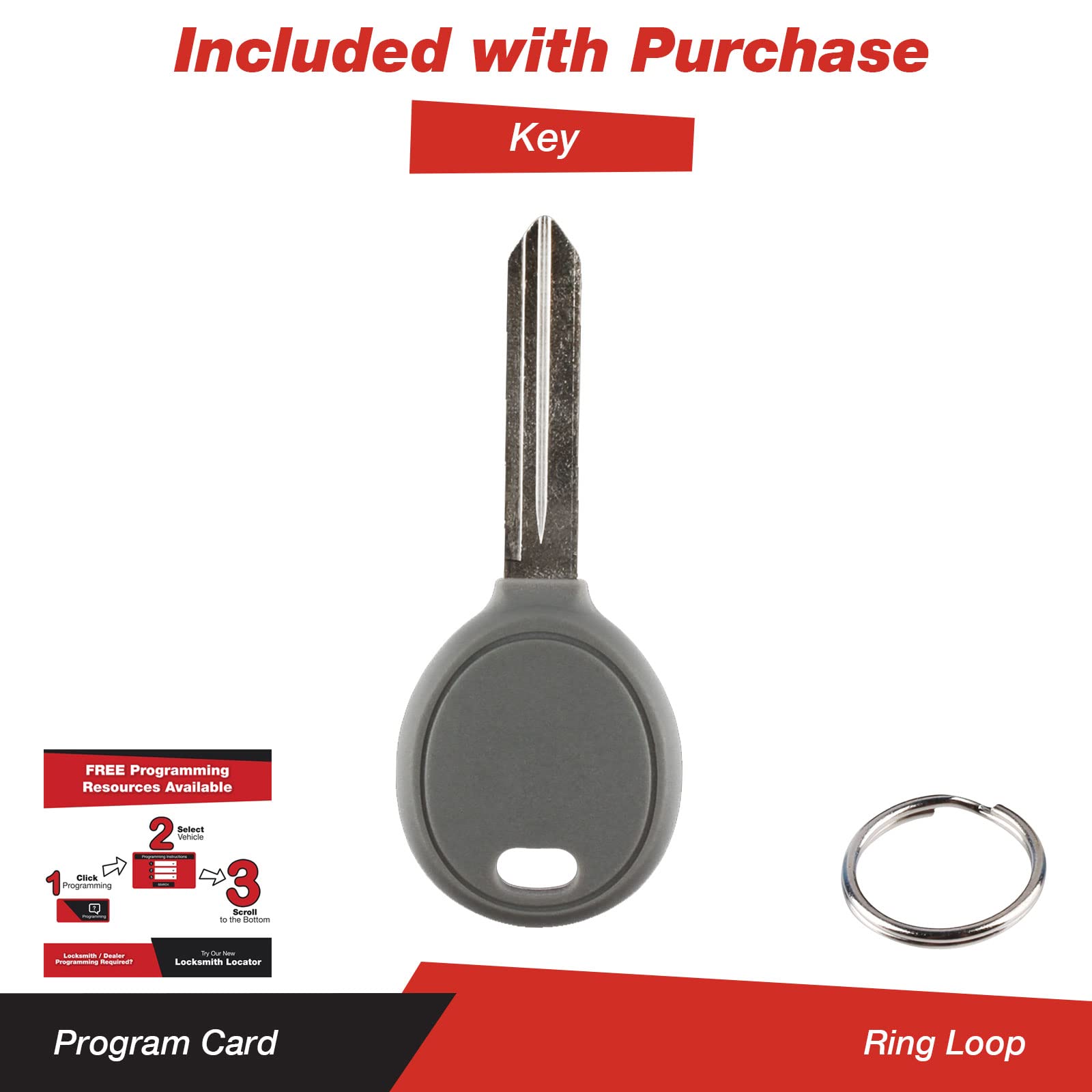 Keylessoption Keyless Entry Remote Fob Uncut Ignition Car Key Replacement For Gq43Vt17T, 04686481