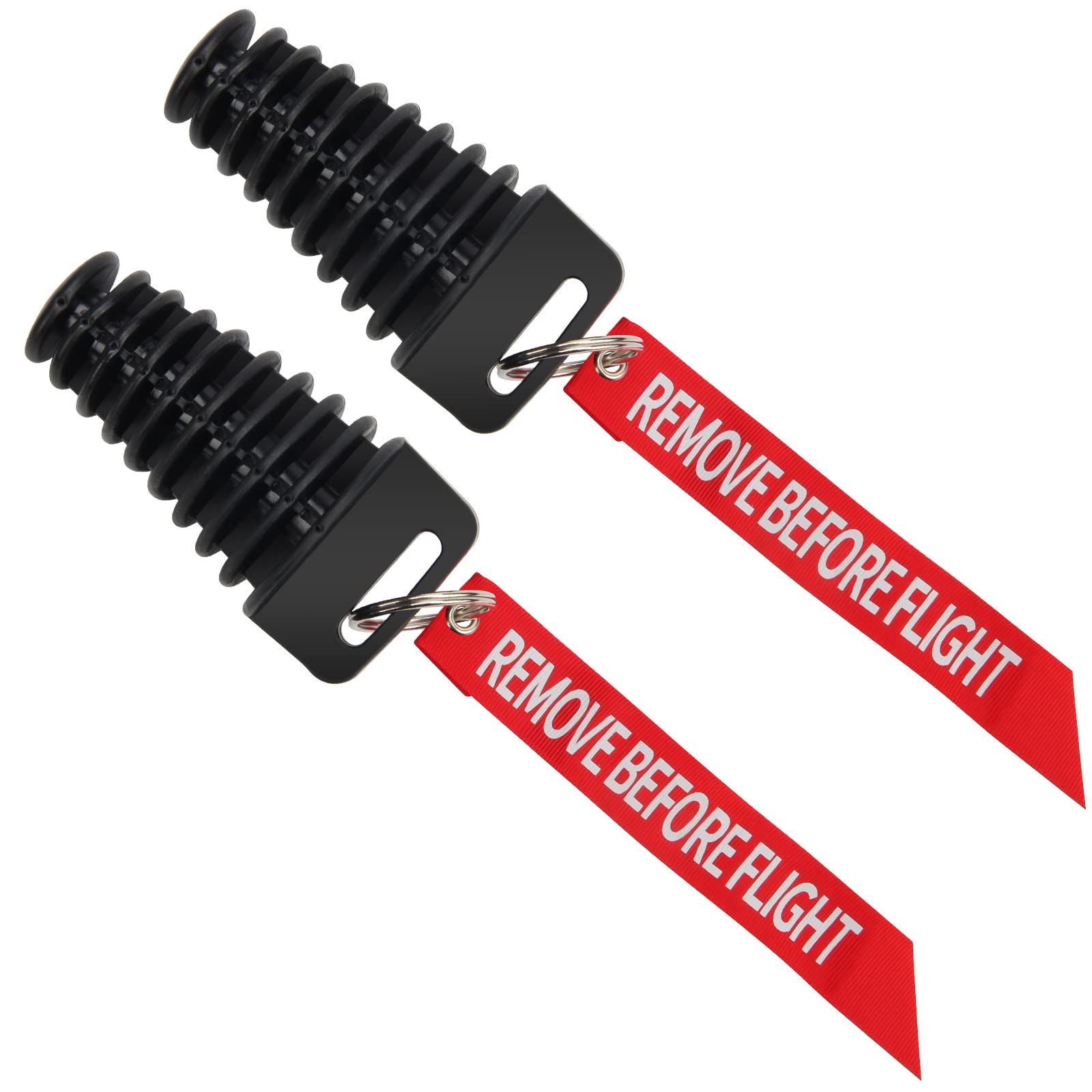 Coitak Muffler Exhaust Wash Plug, 1.1''-1.8'' Wash Plug For Motorcycle Bike 2 Stroke Rubber Exhaust Silencer (2 Pack) (1.1-1.8''