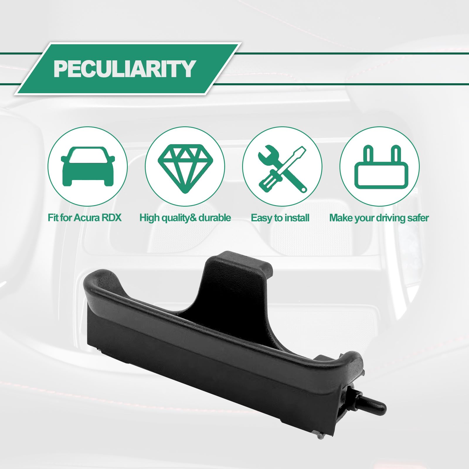 Center Console Armrest Lid Latch Latches Compatible With Acura Rdx 2013 2014 2015 2016 2017 2018 Year With Stainless Steel Sprin