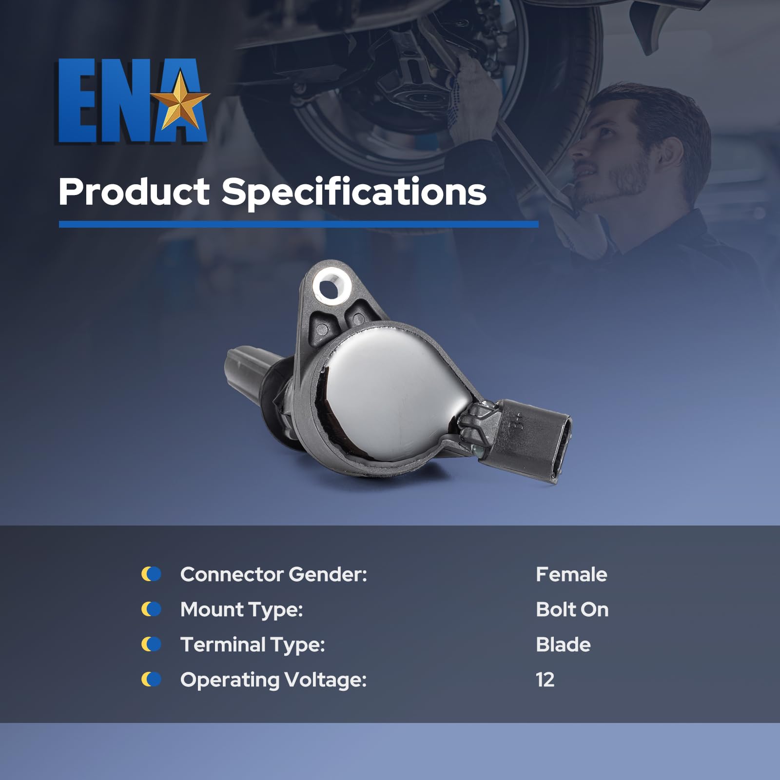 Ena Ignition Coil Pack Compatible With Ford Mercury F150 F250 E150 E350 Super Duty Lincoln Navigator Town Car Crown Victoria Exp