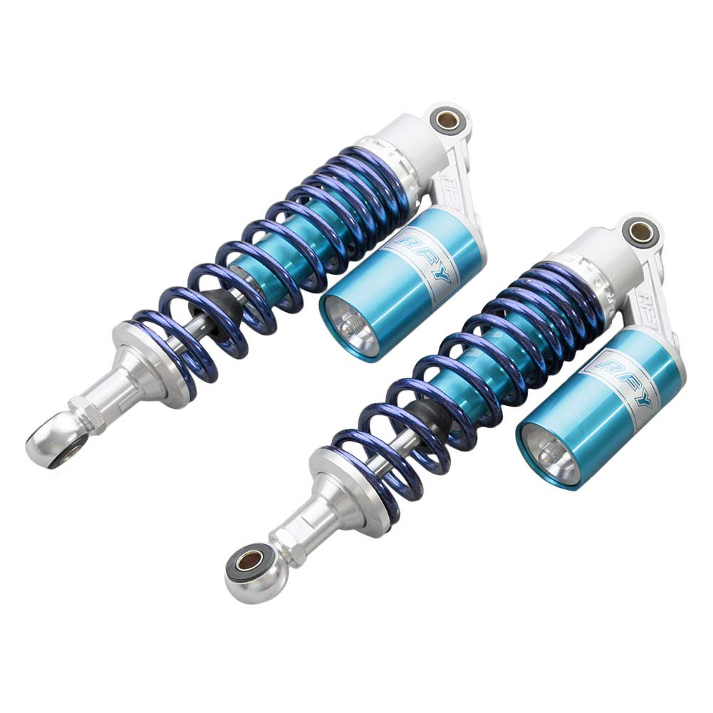 Newsmarts 2pcs Adjustable 12.5'' 320mm Motorcycle Air Shock Absorbers Universal Fit for HONDA for Suzuki for Yamaha for Kawasaki