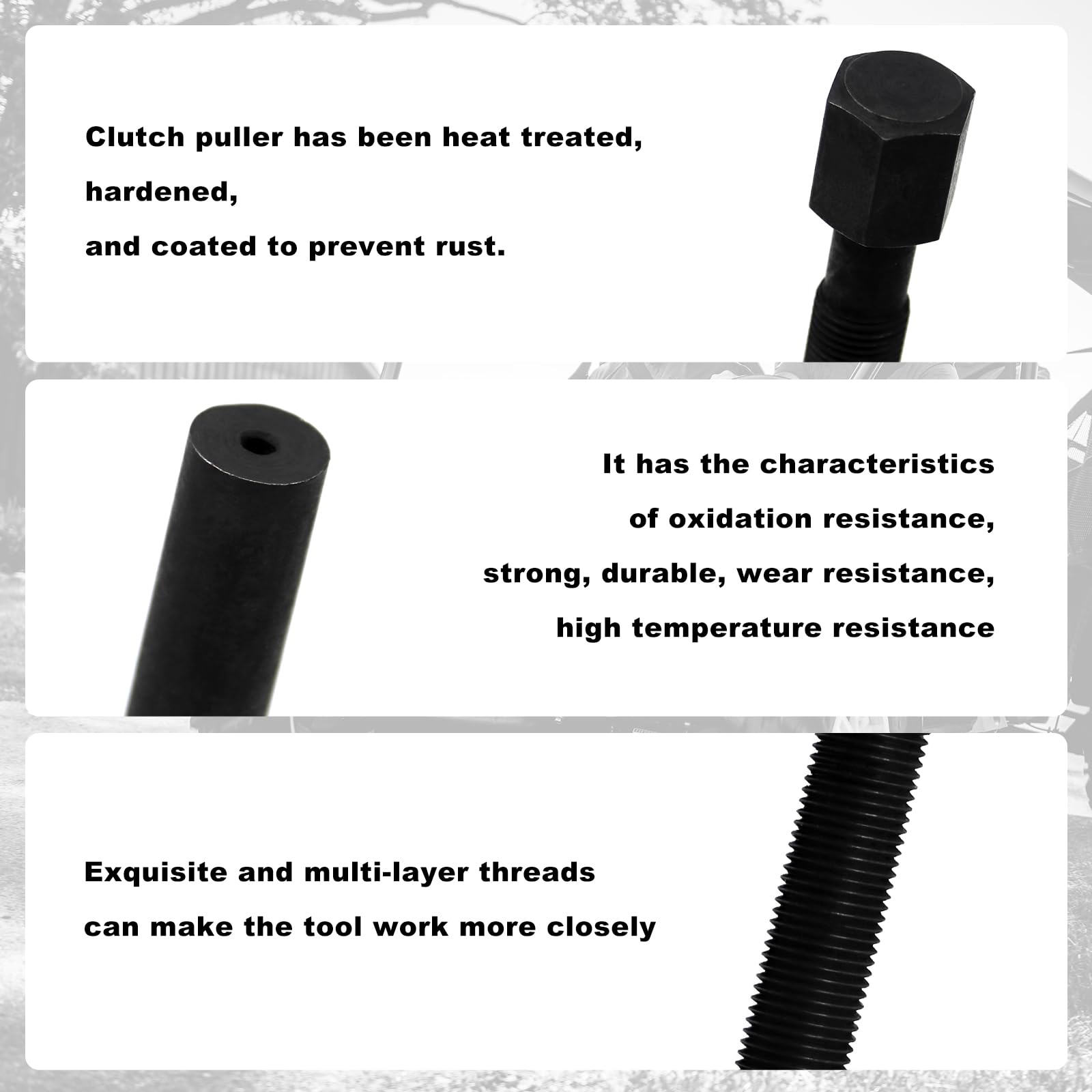 Ryanstar Racing Heavy Duty Primary Clutch Removal Tool Clutch Puller John Deere Gator Accessories Compatible With John Deere With Comet Primary Tx 620I 850D Replaces Pcp-21 Jdg1641