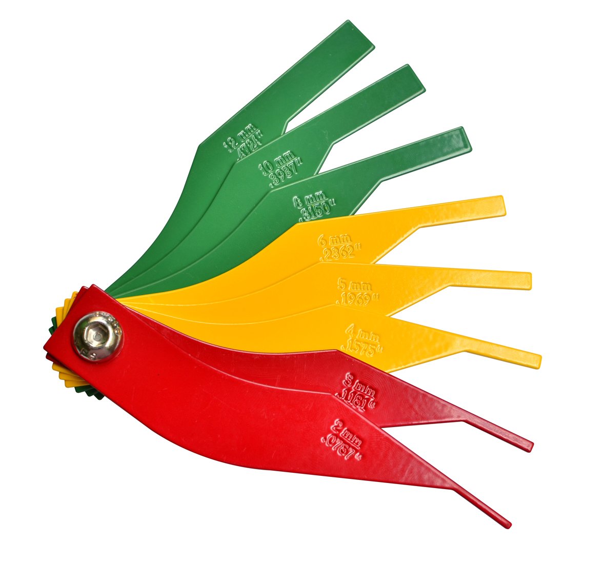 Iteq Brake Lining Thickness Gauge 8 Piece Sae & Metric Steel Constructions
