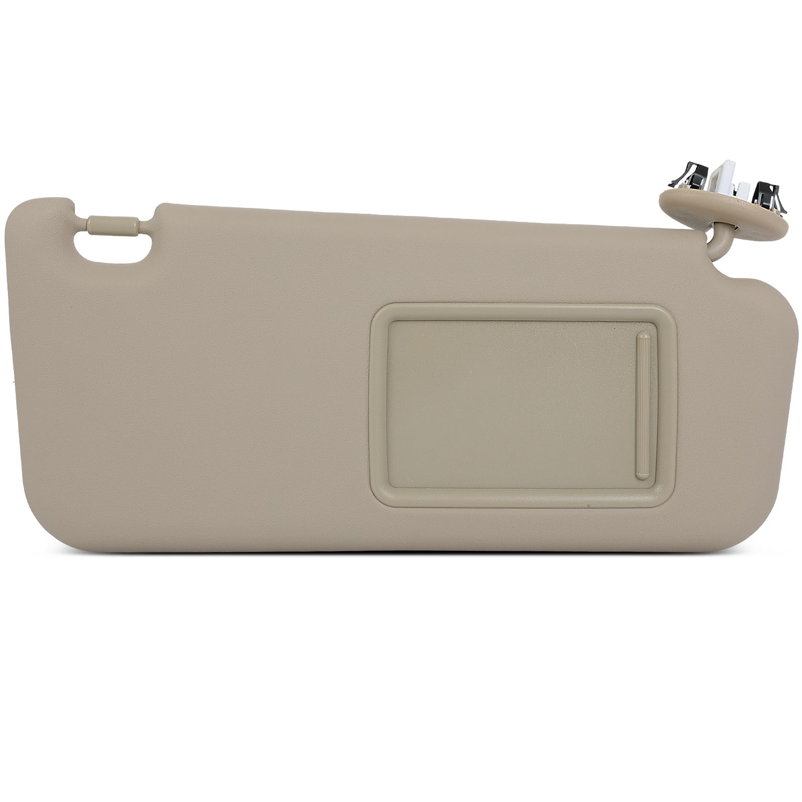Scitoo Car Sun Visor Assbembly With Mirror Replacement For 2006-2013 For Toyota For Rav4 Beige With Sunroof(Right Passenger Side