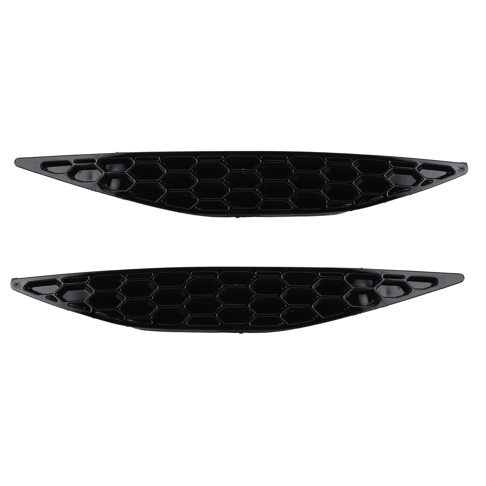 2016 Gti Reflectors,Auto Bumper Reflector,2pcs Gloss Black Rear Bumper Reflector Honey comb Set Fit For MK7 2013?2016 mk7rear re