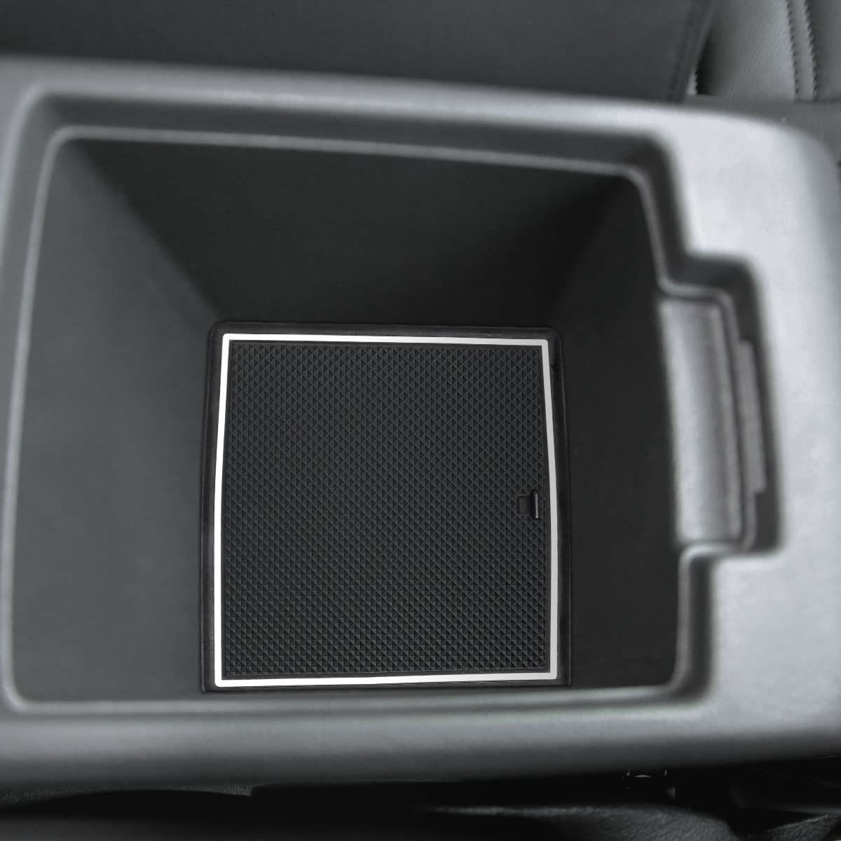 Auovo Anti Dust Mats For Volkswagen Jetta Accessories 2013-2018 Custom Fit Door Compartment Liners Cup Holder Insert Console Liners Anti Dust Mat Pads Car Interior(10Pcs/Set) (White Trim)