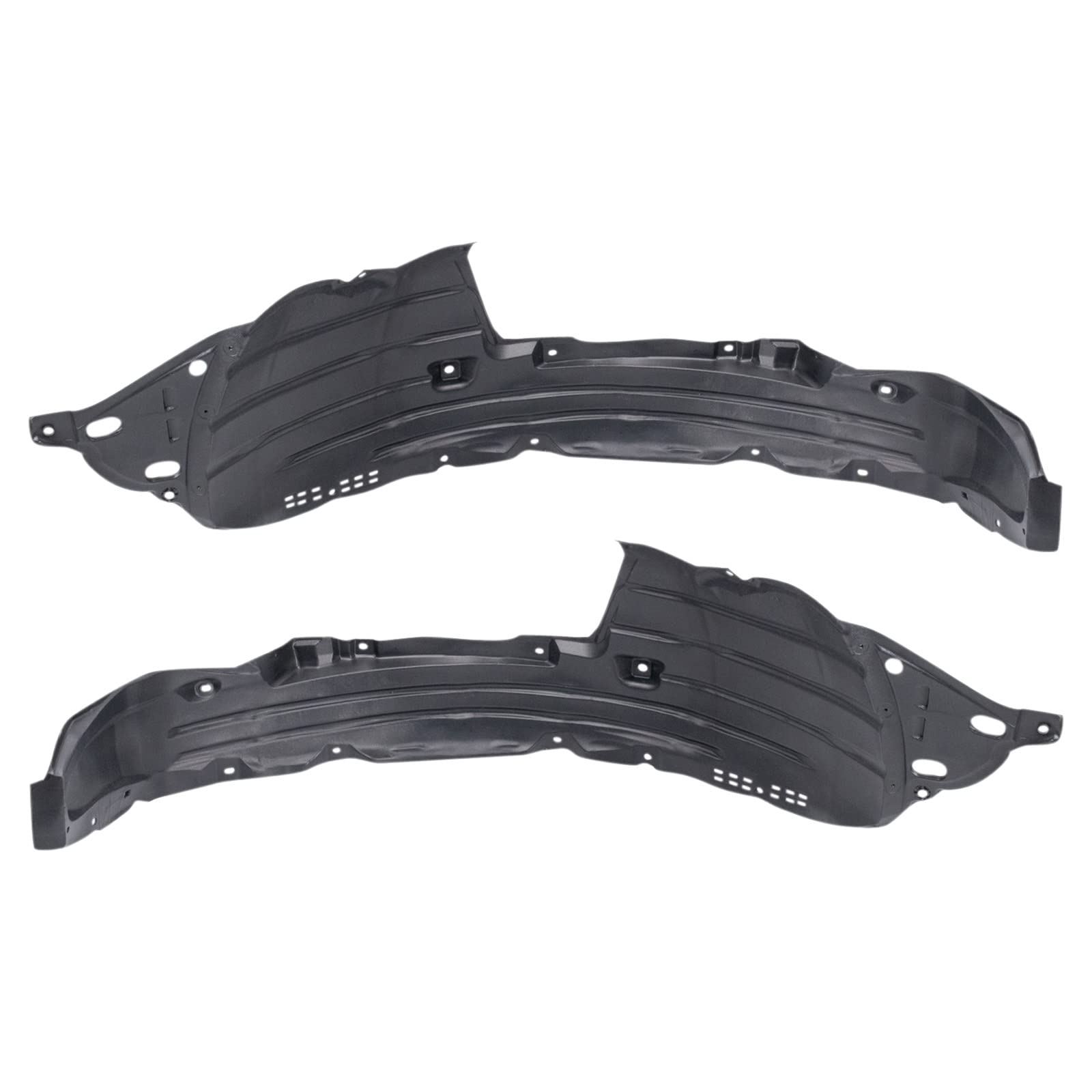 Trq Front Inner Fender Liner Set Compatible With 2017-2022 Honda Cr-V Ho1248165 Ho1249165