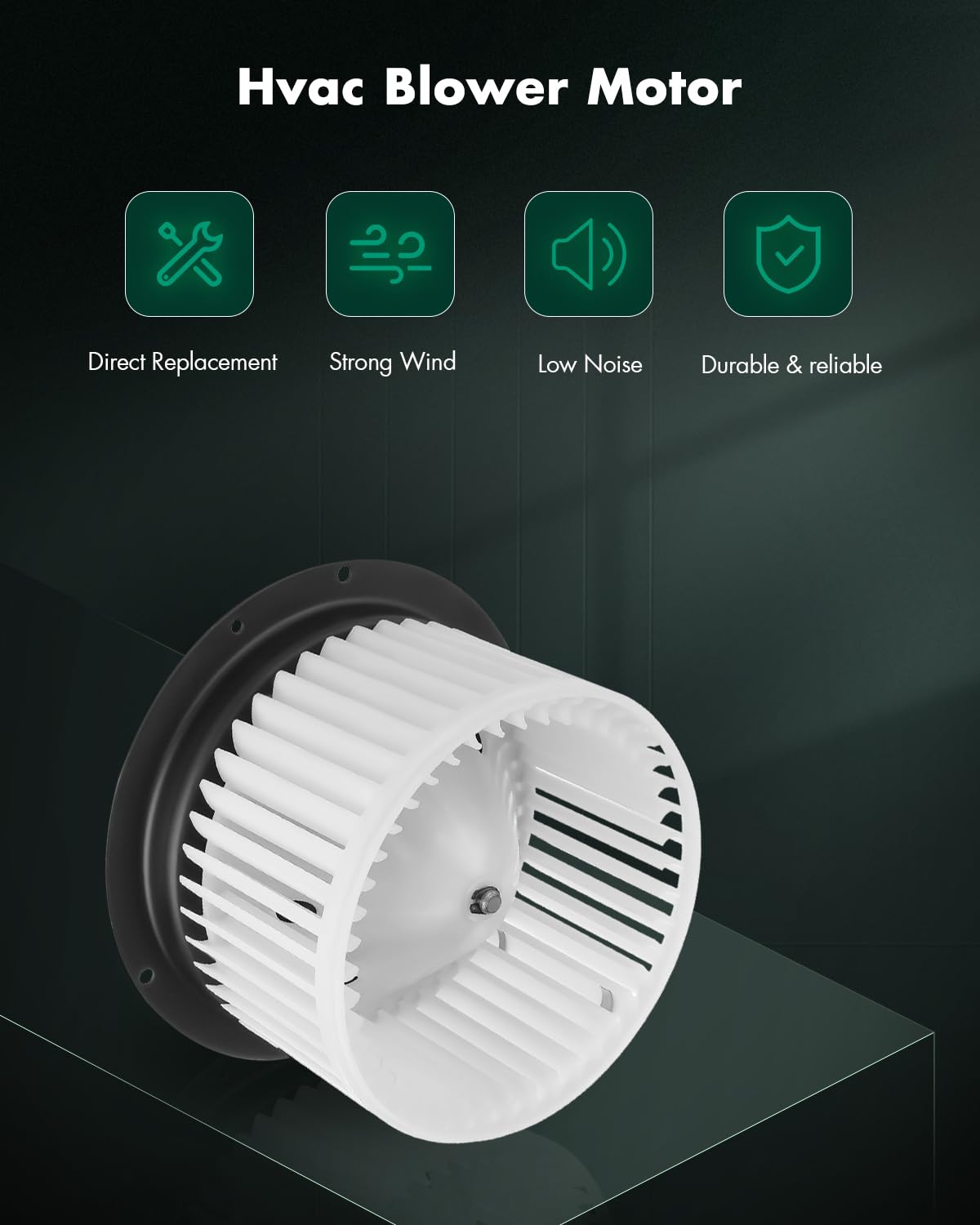 Scitoo Hvac Heater Blower Motor With Fan Cage Front 700099 For Ford For Expedition 2003-2006,For Ford For F-150 2004-2008,For Li