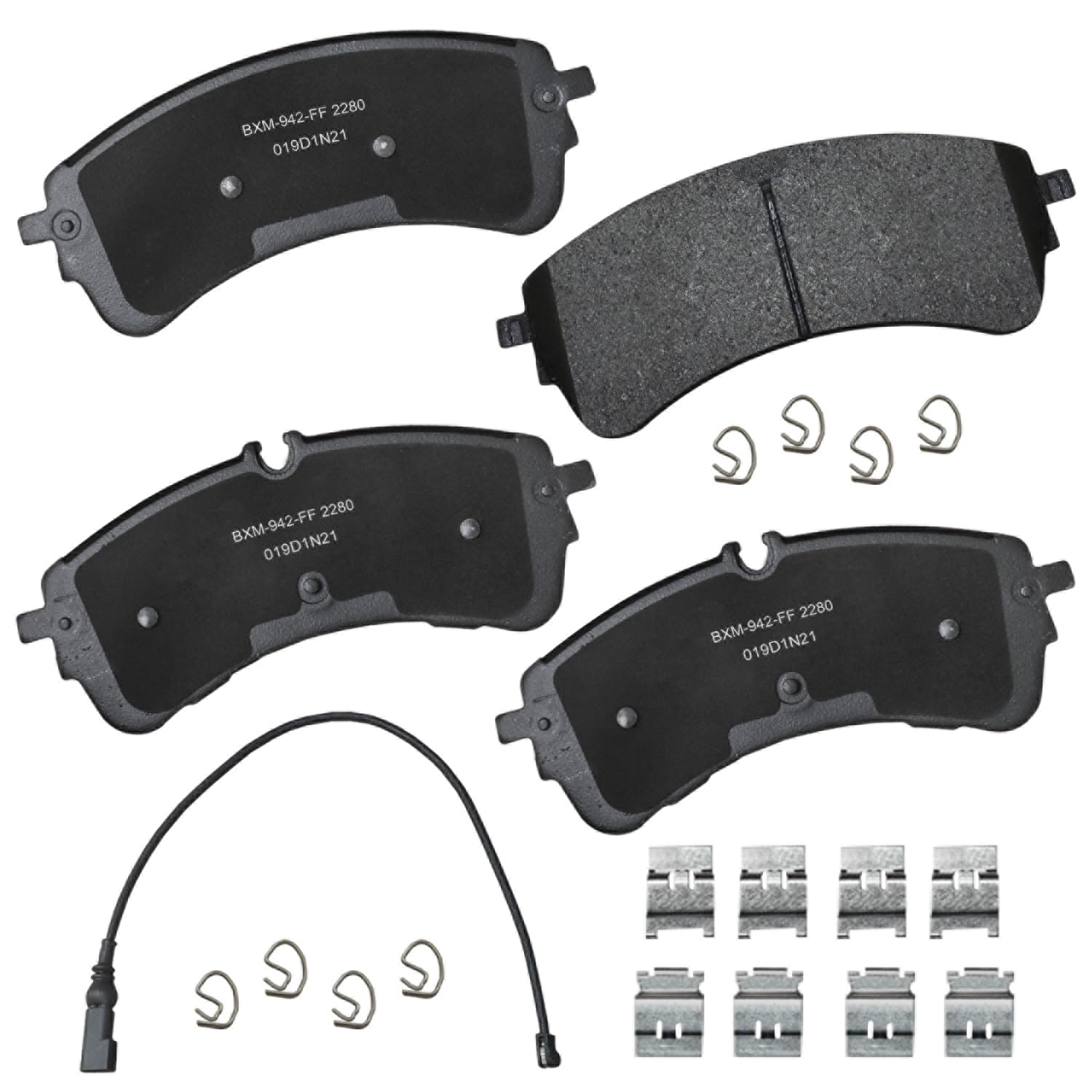 Bendix Premium Sbm2280 Semi-Metallic Rear Brake Pads For Ford E-Transit 2023-2022, Transit 2020, Transit-150 2023-2020, Transit-