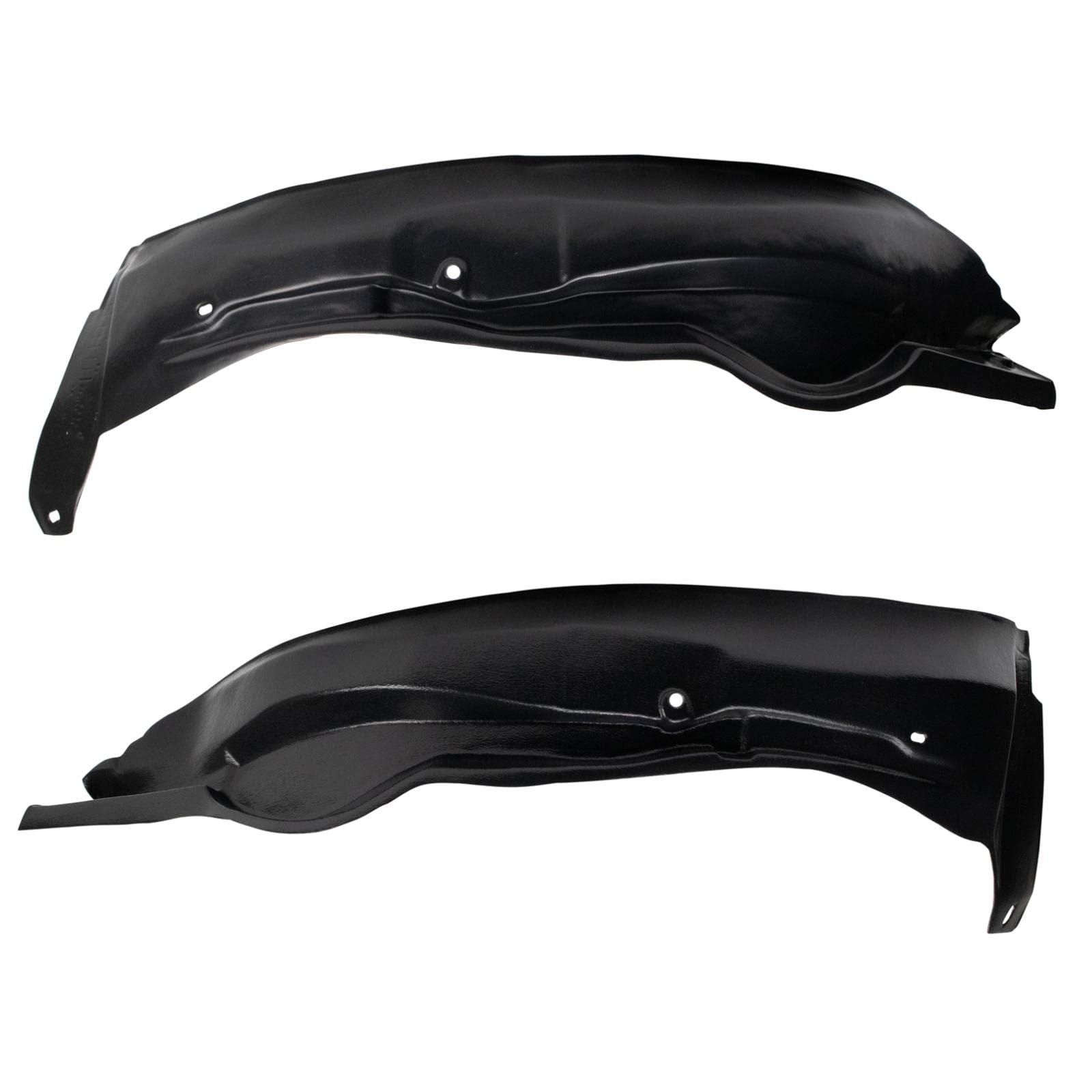 Trq Front Inner Fender Liner Set Compatible With 2000-2005 Buick Lesabre Gm1248128 Gm1249128