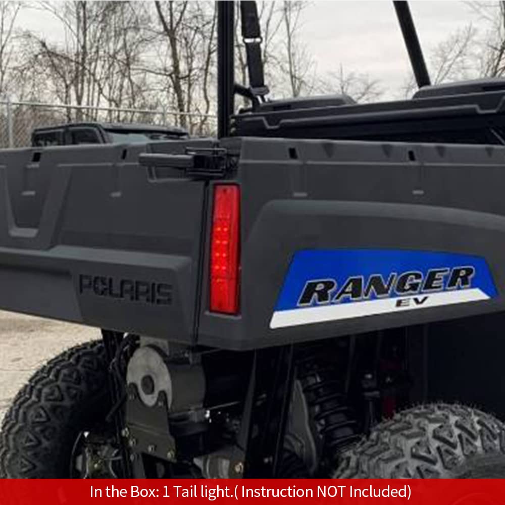 Hazawa Led Tail Light For Ranger 570, Rear Taillight Compatible With Polaris Ranger 400 500 570 800 Efi Midsize Replacement For #2411450 Brake Stop Light Accessories(2411450-Red)