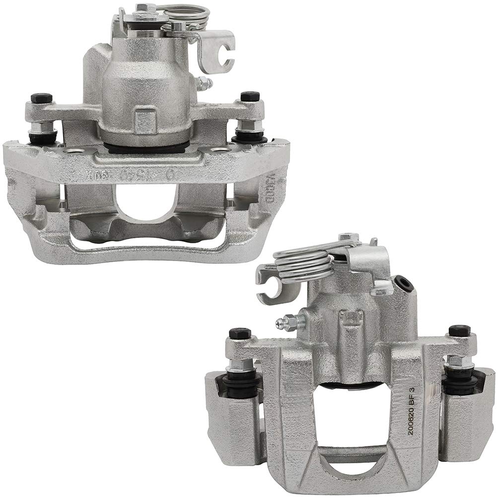 Scitoo Rear Left+Right Brake Calipers With Bracket 18B5263 18B5262 Compatible For Ford For Explorer 2011-2015 For Ford For Flex