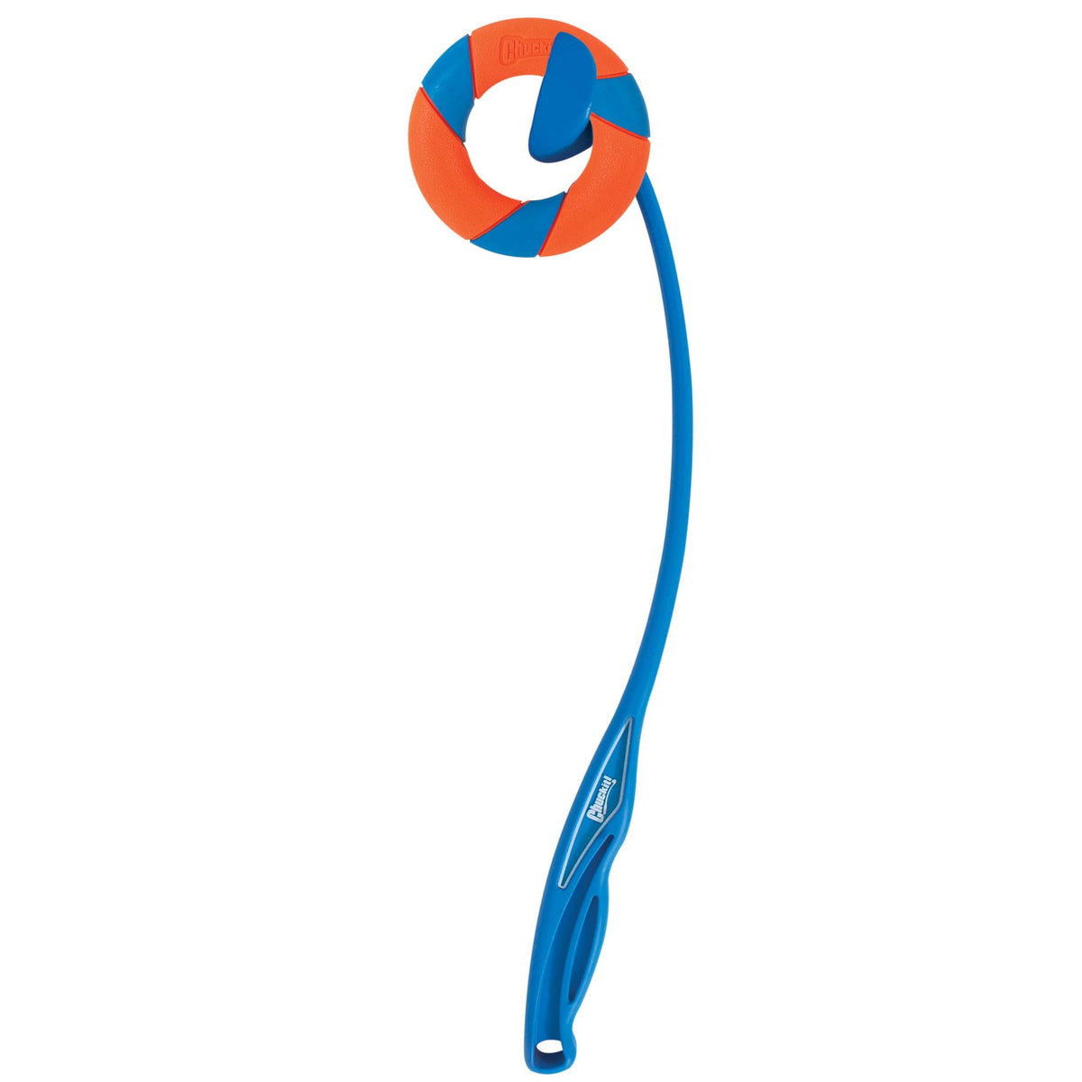 Chuckit! Ring Chaser Dog Ball Launcher Dog Toy Set, 22 Inch Length With 4.5 Inch Dog Ball Ring.