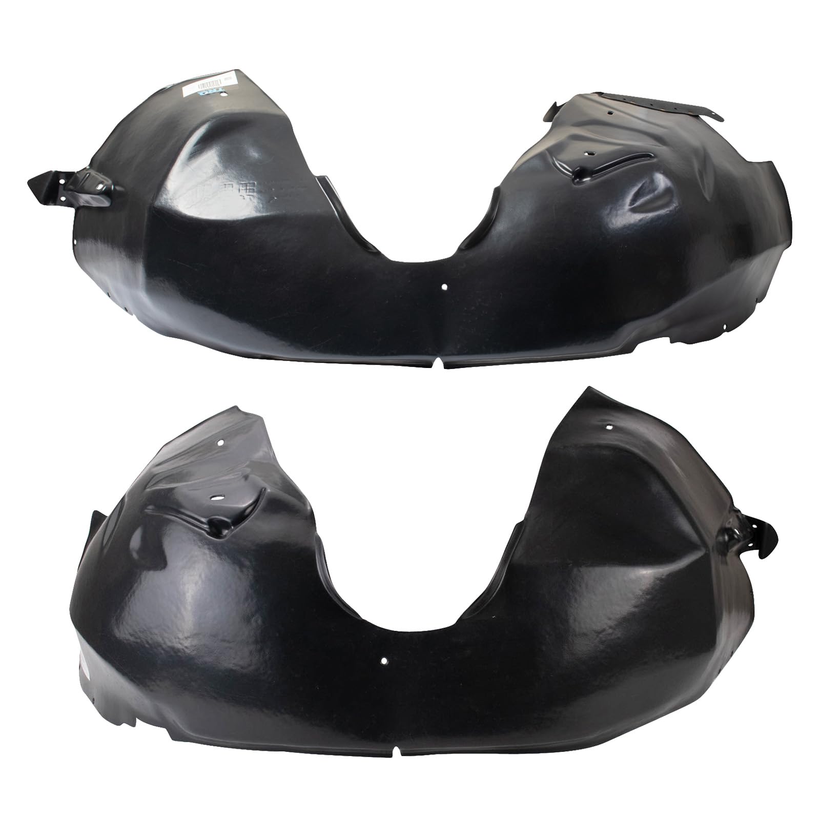 Trq Front Inner Fender Liner Set Compatible With 2005-2007 Ford Five Hundred Mercury Montego Fo1250138 Fo1251138