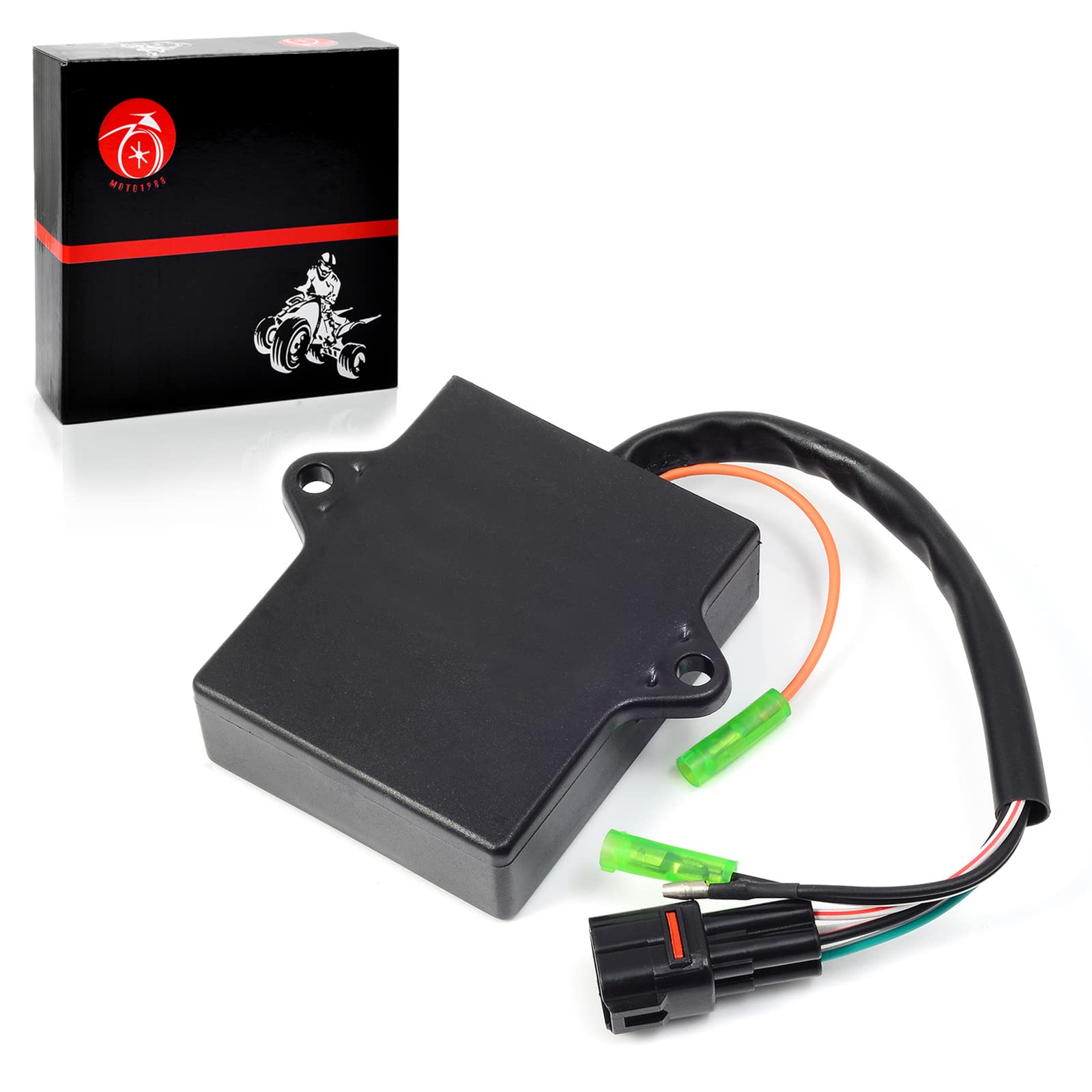 Ignitor Cdi Box For Yamaha Atv Grizzly 80 2005-2008 Raptor 80 2002-2008 Badger 80 Yfm 80 1995-2001 4Em-85540-10-00