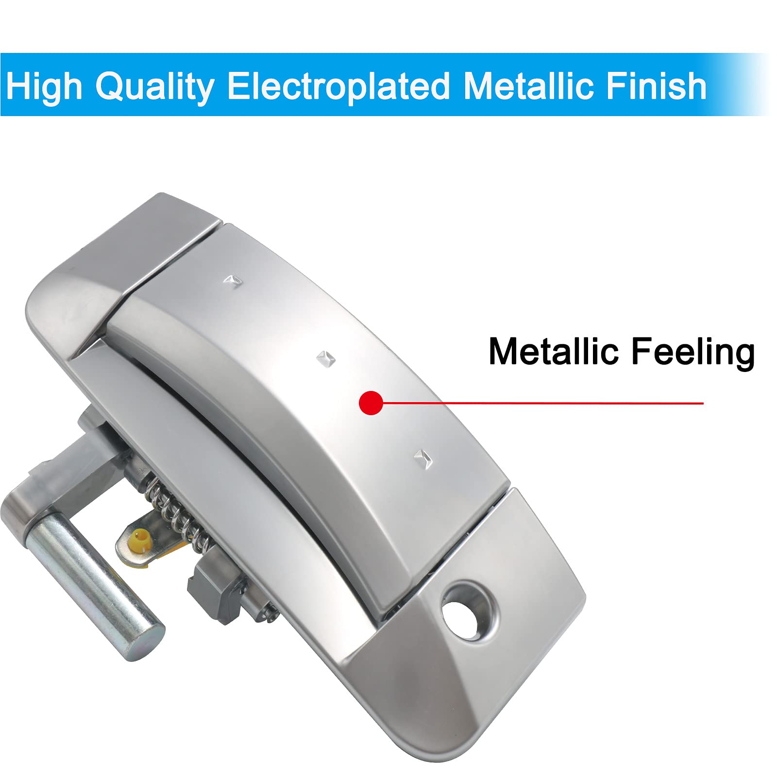 Apperfit Pair Exterior Door Handle + Z Keychain Compatible With Nissan 350Z 2003 2004 2005 2006 2007 2008 2009