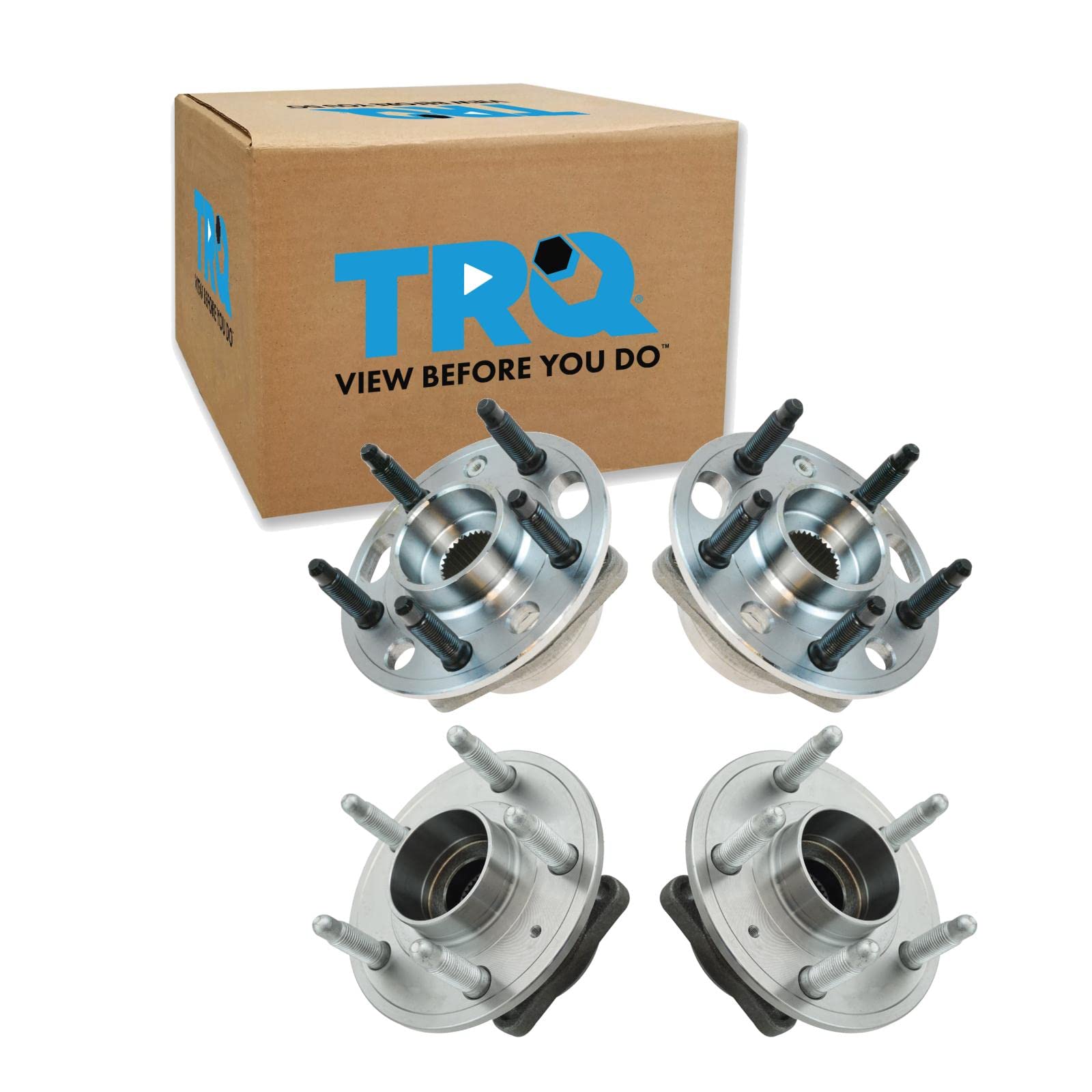 Trq Wheel Hub Bearings Assembly Set Compatible With 2010-2017 Chevrolet Equinox Gmc Terrain