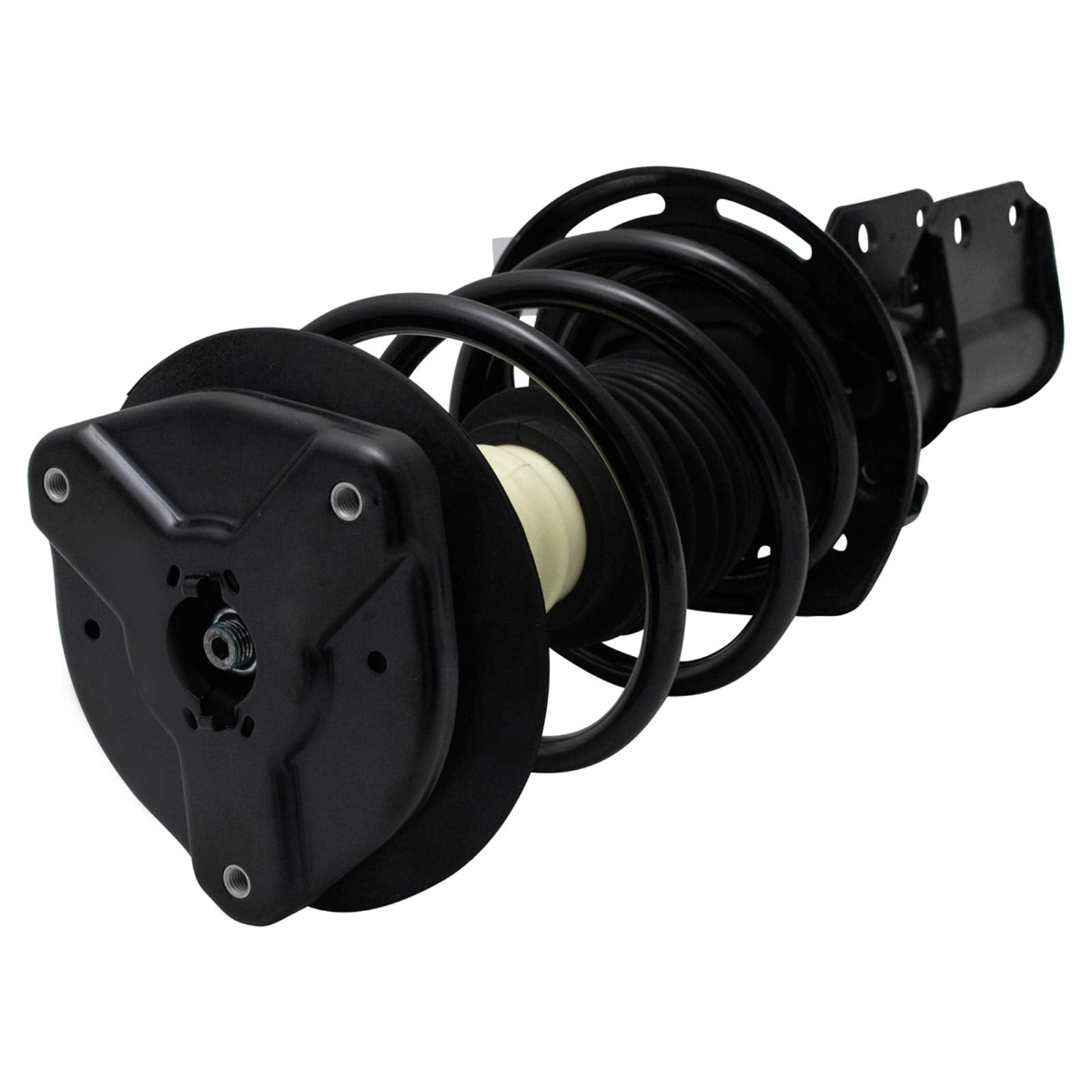 Trq Front Strut & Coil Spring Assembly Set Driver & Passenger Sides Compatible With 08-14 Mercedes-Benz C300 12-15 C350