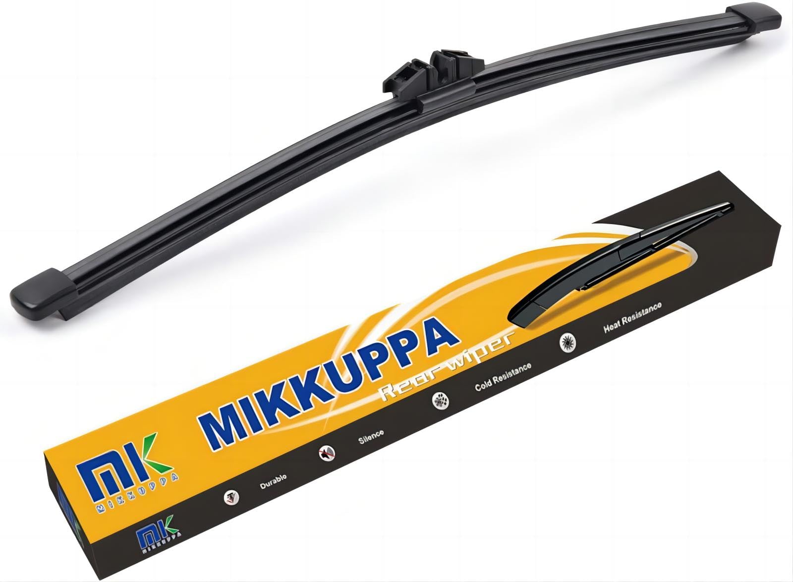 Rear Wiper Blade - Fits 2013-2022 Ford Escape, 2011-2022 Explorer, 2015-2019 Lincoln MKC Back Windshield Wiper Blade, MIKKUPPA R