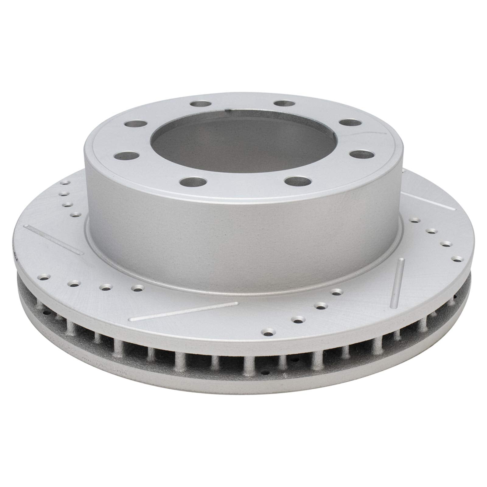 Trq Front Performance Brake Rotor Drilled Slotted Pair Set For 2000-2005 Excursion / 1999-2004 F250 Super Duty / 1999-2004 F350