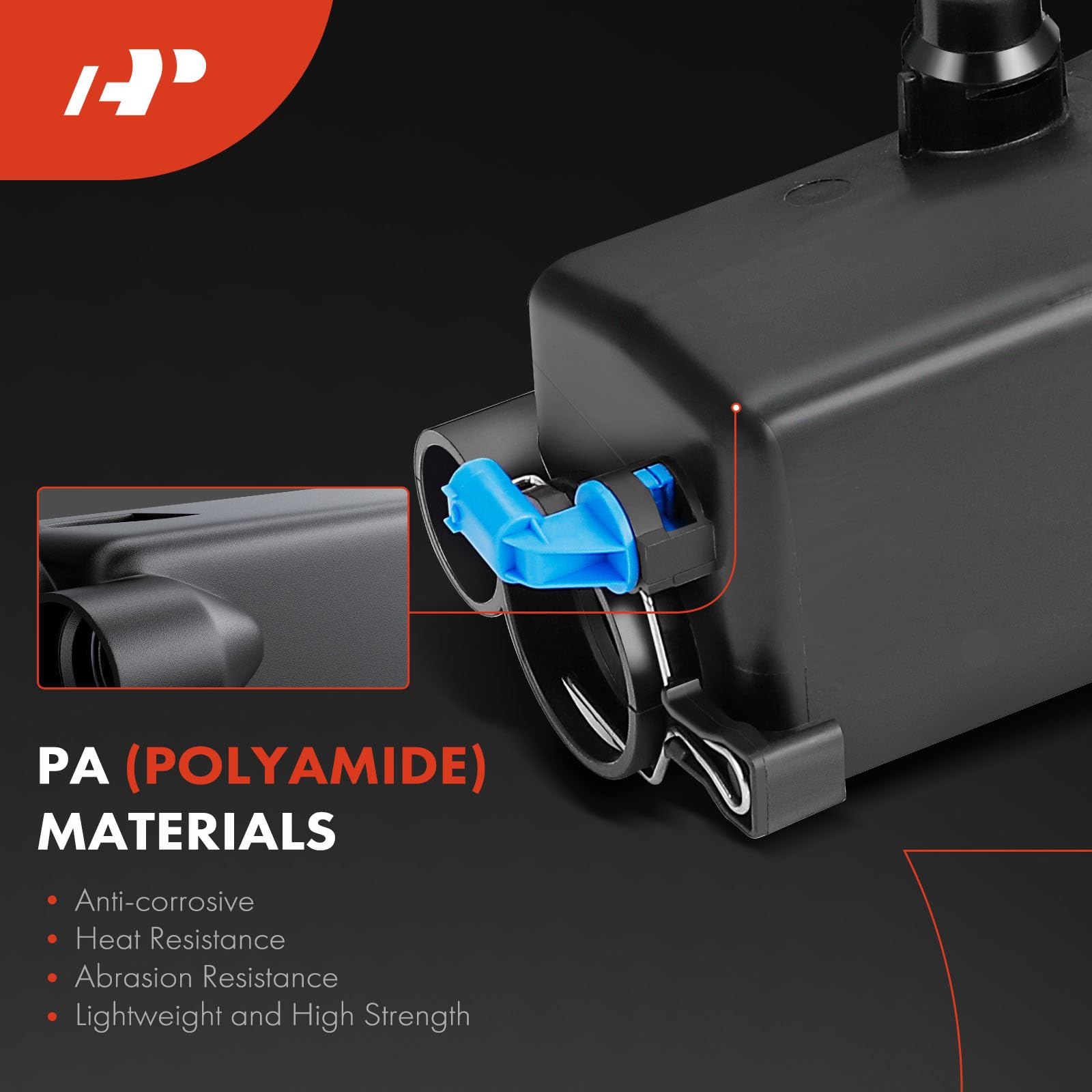 A-Premium Engine Coolant Overflow Recovery Reservoir Tank - W/ Sensor & Cap [Dohc, 6Cyl 2.2 2.5 2.8 3.0L] Compatible With Bmw E46 - 99-06 - 320I, 325Xi, 328I, 330Xi, X3, X5 & More, For# 17137787039