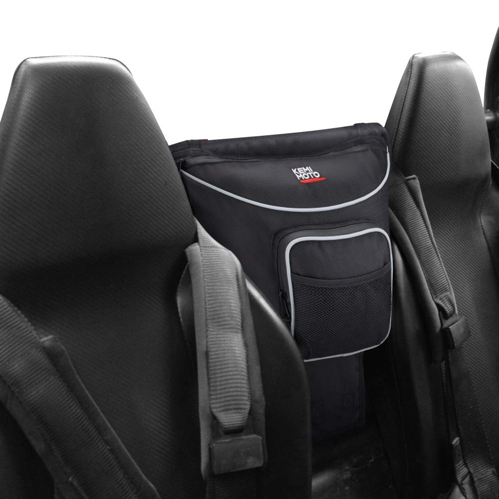 Kemimoto Utv Center Storage Bag Utv Cab Pack Center Seat Bag Compatible With Polaris Rzr Xp 1000 Turbo S 900 570 800 Storage Accessories 1680D High-Density With Multiple Pockets And Easy Install