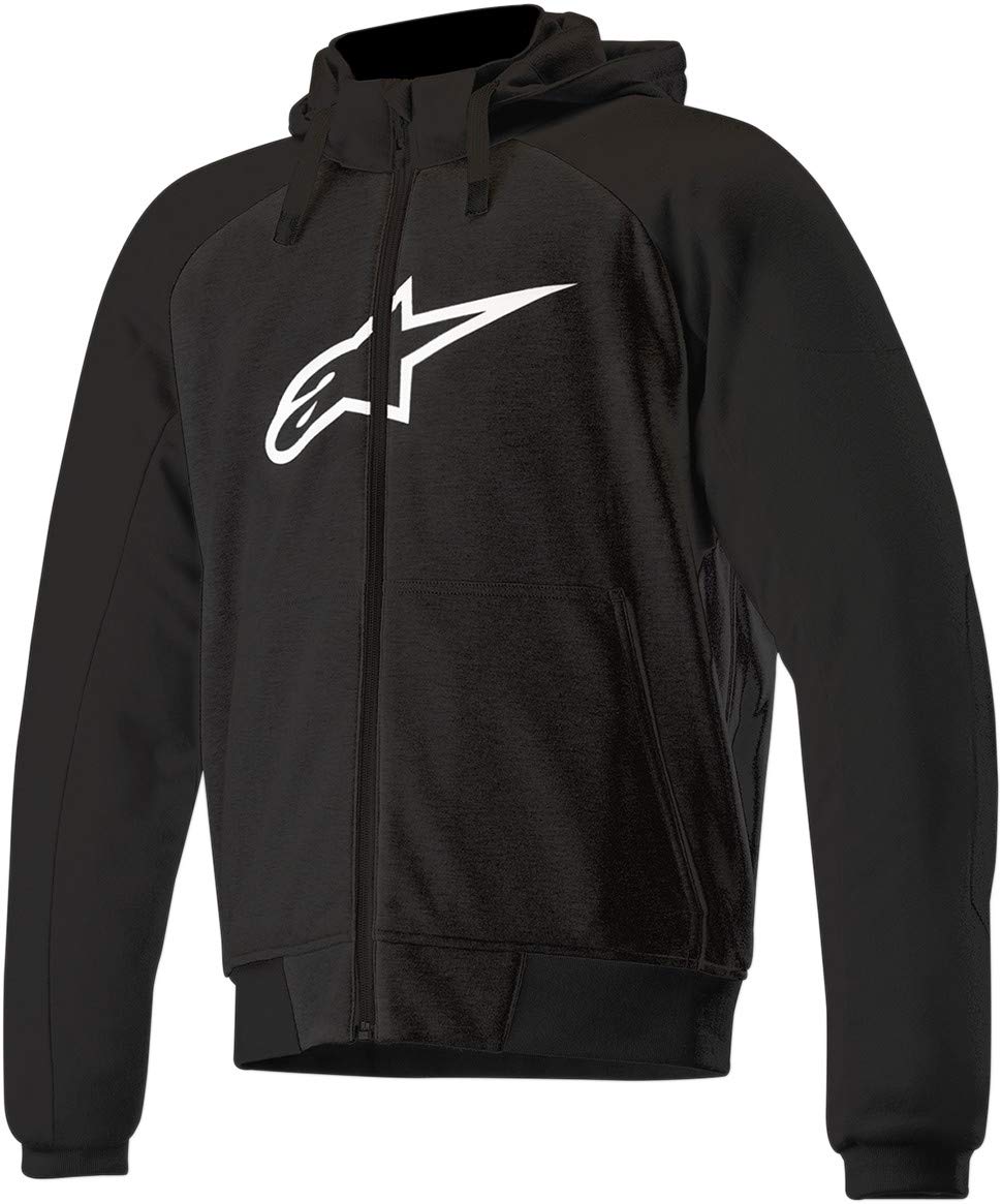 Alpinestars Mens Chrome Sport Hoodie, Black, Small