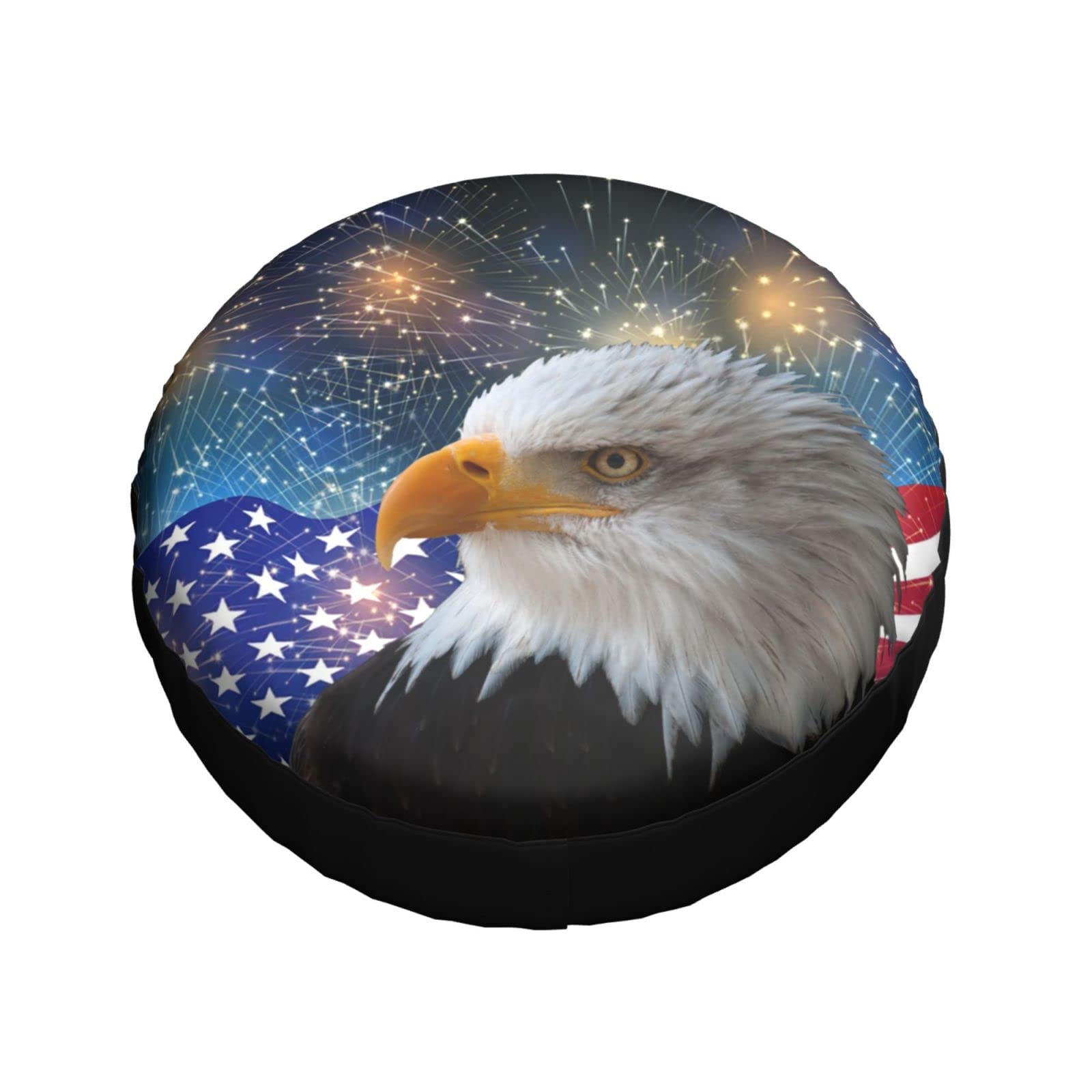 Spare Tire Cover Independence Day Eagle Tire Covers Weatherproof Wheel Protector Universal Fit For Camper Trailer Rv Suv Truck 4