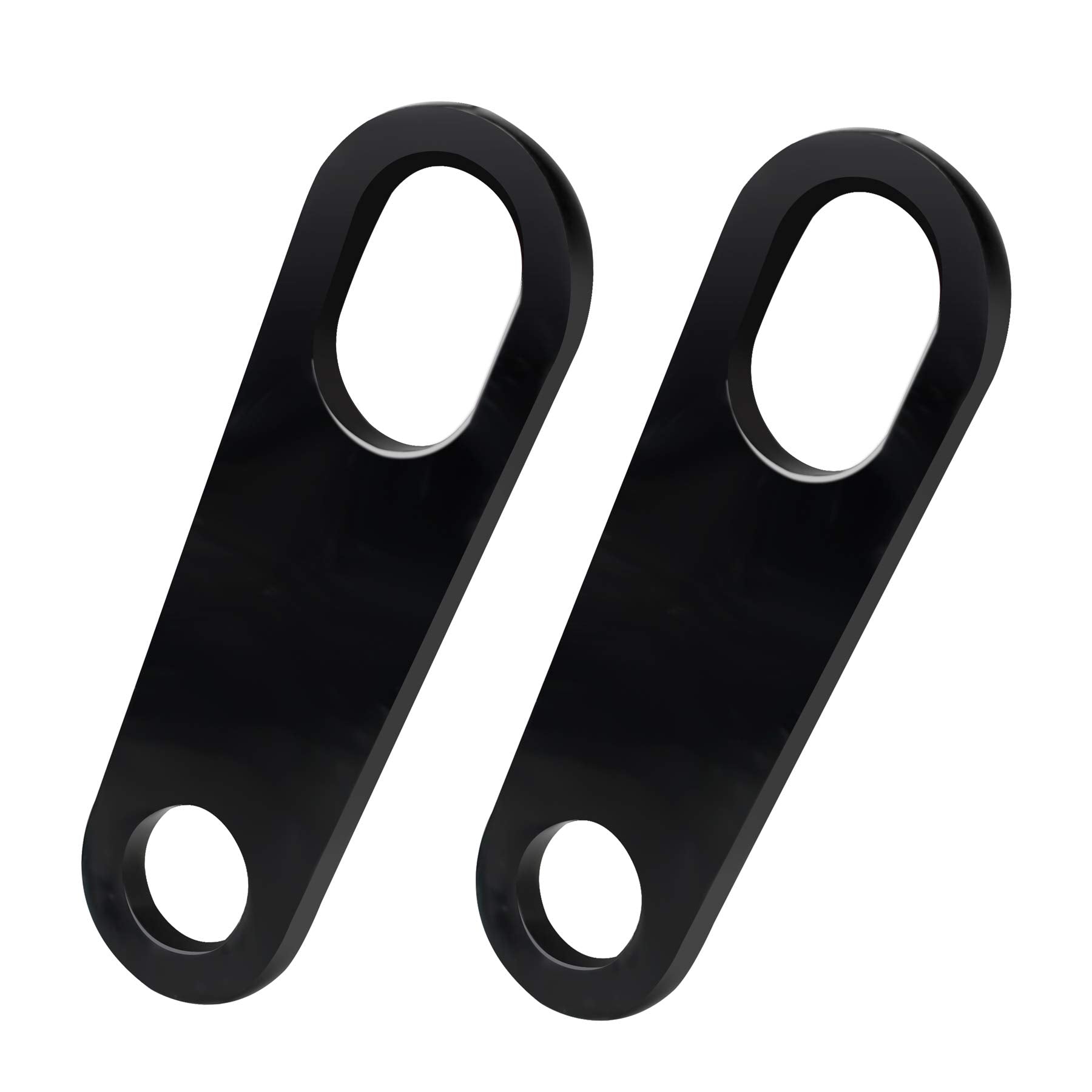 Nthreeauto Rear Turn Signal Bracket Motorcycle Indicator Relocation Holder Shock Mount Compatible With Harley Honda Kawasaki Yamaha Bobber Chopper - Black