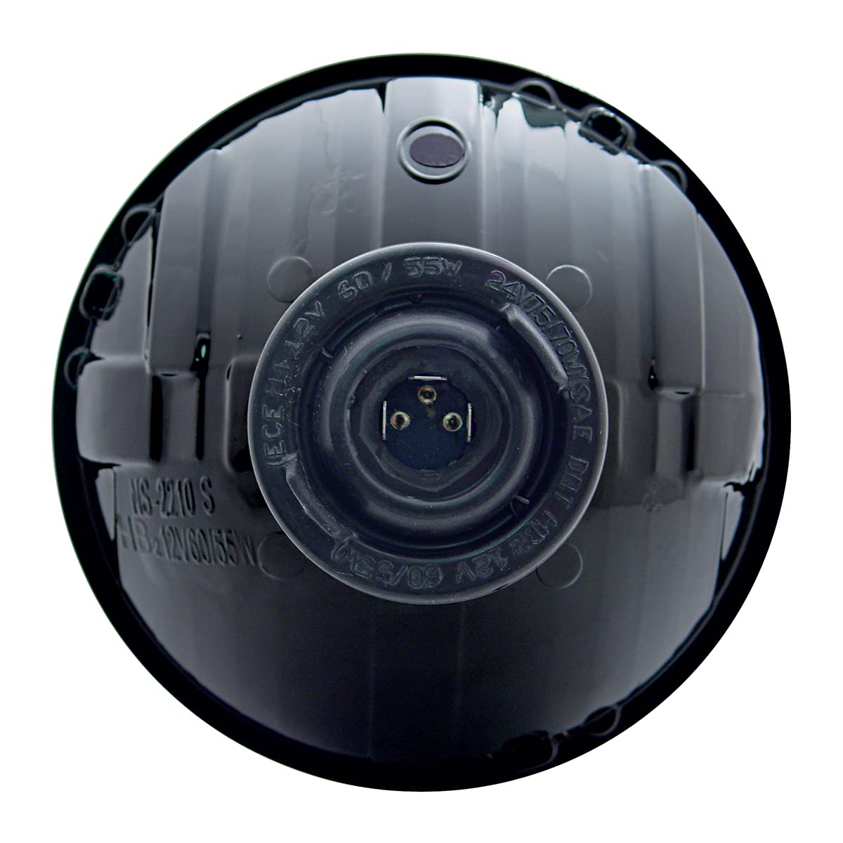 United Pacific 31387 ULTRALIT 7-inch Crystal Clear Headlight w/Glass Lens, Reinforced Reflector, Rugged Construction, DOT/SAE – ONE Headlight