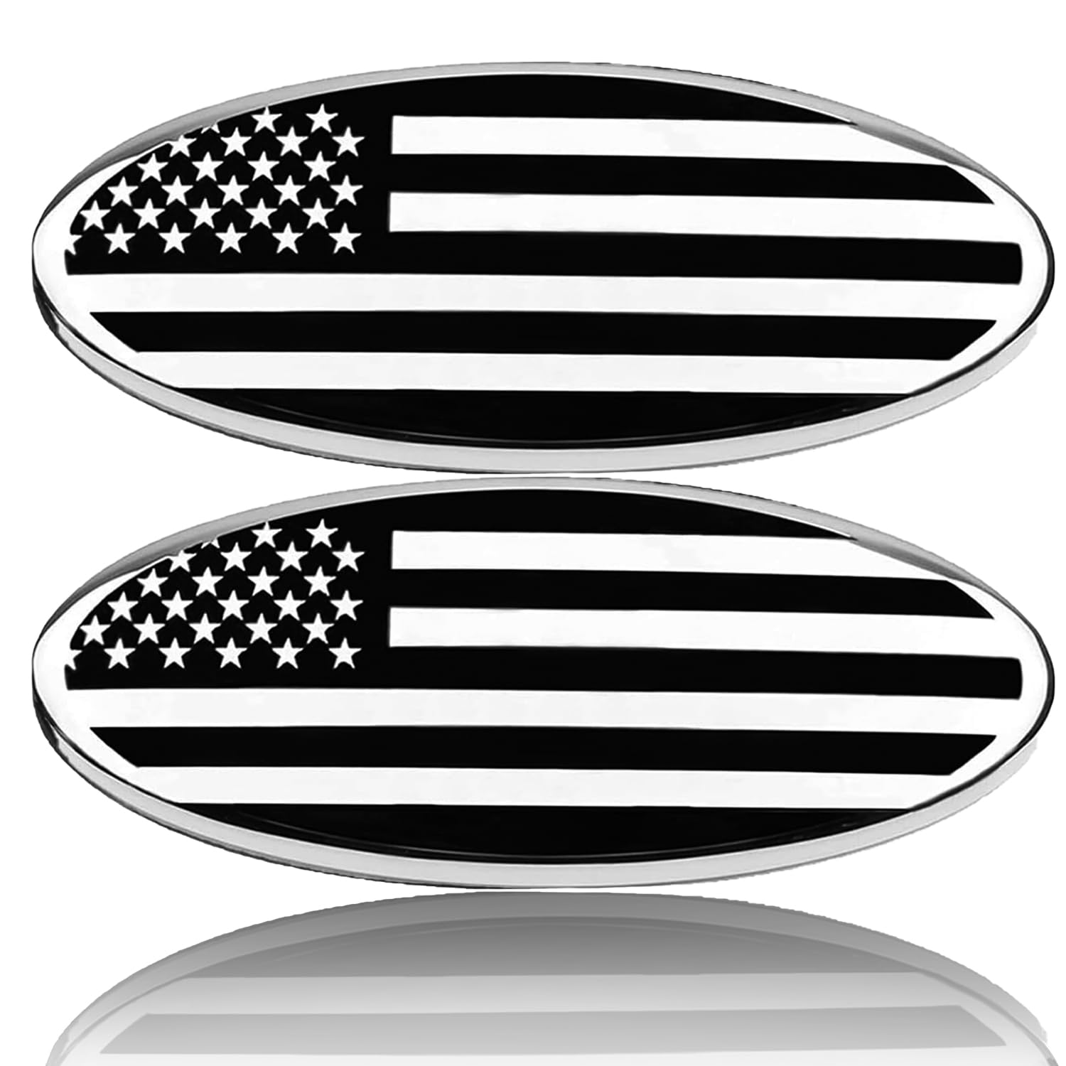 Linoah 9 Inch Front Grill Rear Tailgate Emblem For 04-14 F150, 11-14 Edge, 11-16 Explorer, 06-11 Ranger, 07-14 Expedition, 9''X3