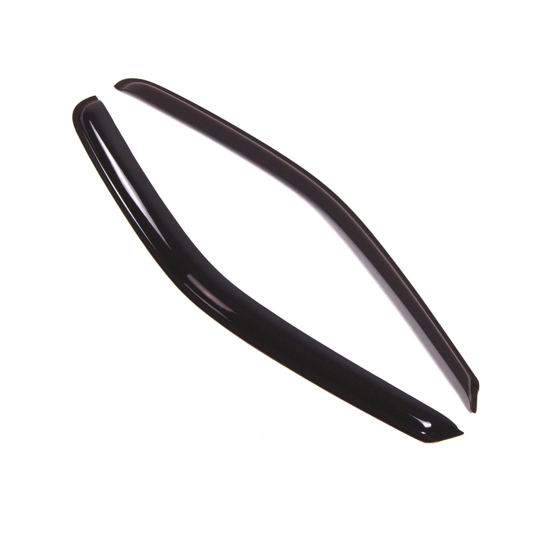 Tuningpros Window Visor Compatible With 1997-2004 Pontiac Trans Sport, Dgwv2-086-2 Outside Mount Deflector Rain Guard Dark Smoke